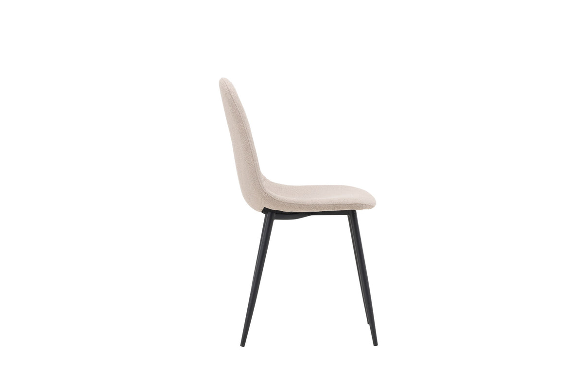 Polar Esszimmerstuhl in Beige präsentiert im Onlineshop von KAQTU Design AG. Stuhl ist von Venture Home