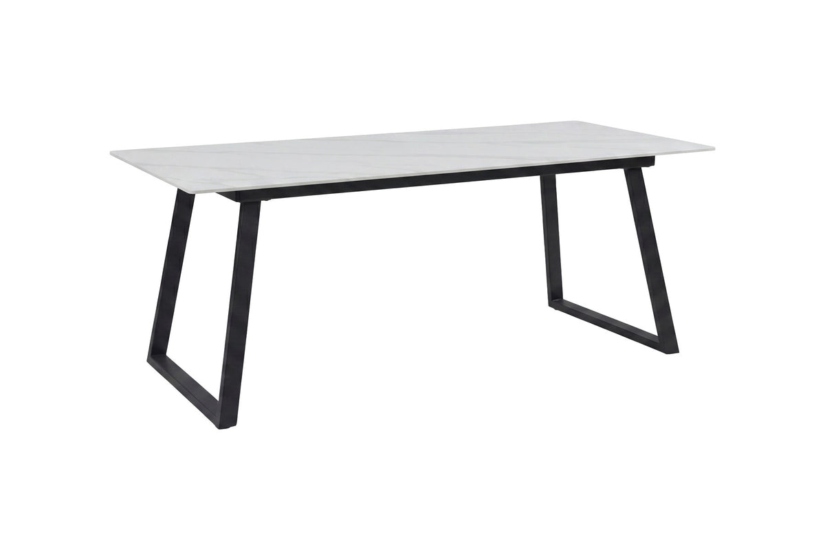 Estelle Rechteckiger Esstisch in Weiss präsentiert im Onlineshop von KAQTU Design AG. Esstisch ist von Venture Home