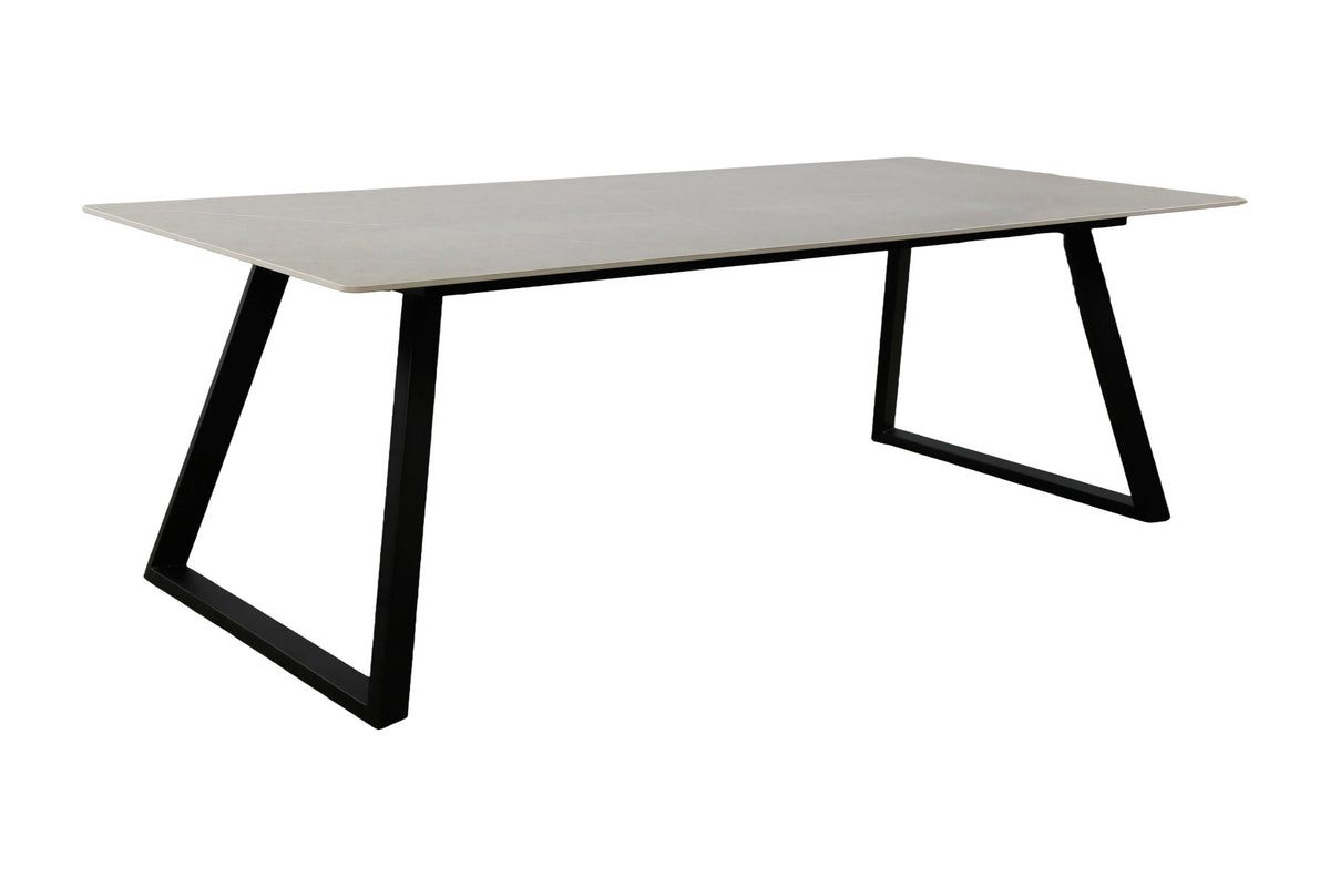 Estelle Rechteckiger Esstisch in Dunkelgrau präsentiert im Onlineshop von KAQTU Design AG. Esstisch ist von Venture Home