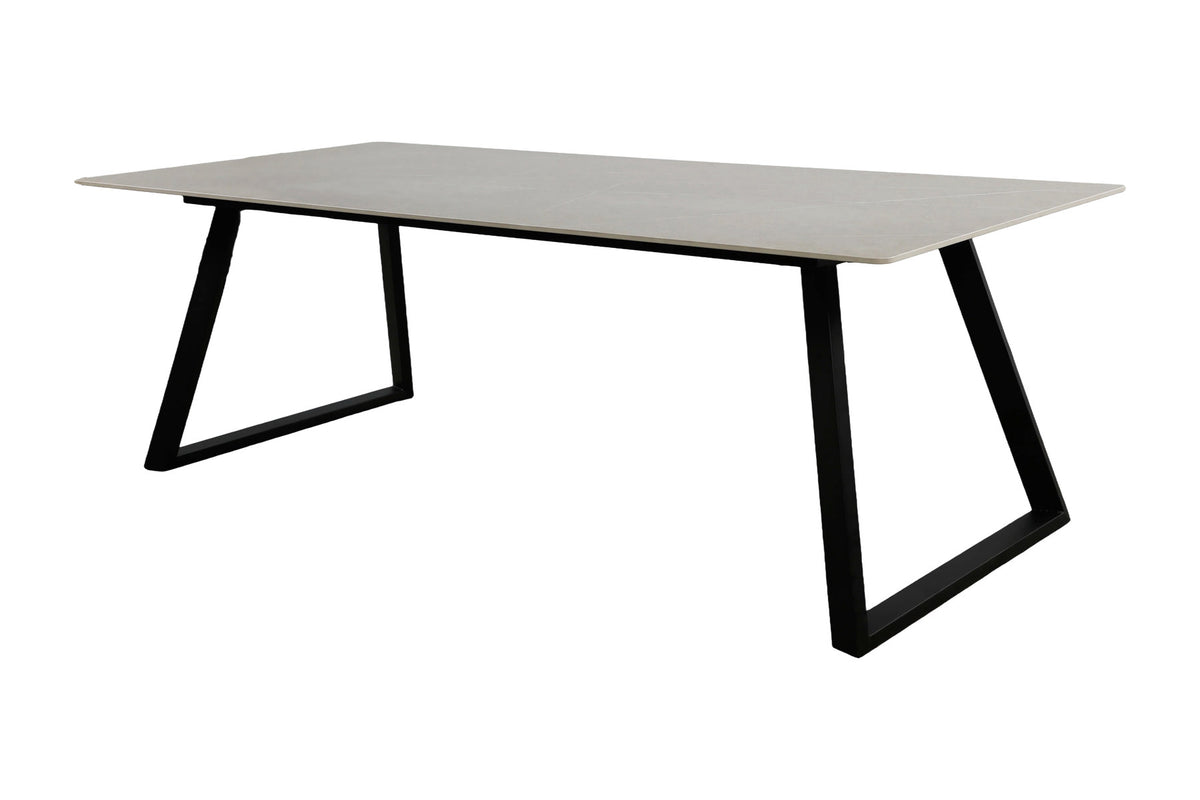 Estelle Rechteckiger Esstisch in Dunkelgrau präsentiert im Onlineshop von KAQTU Design AG. Esstisch ist von Venture Home