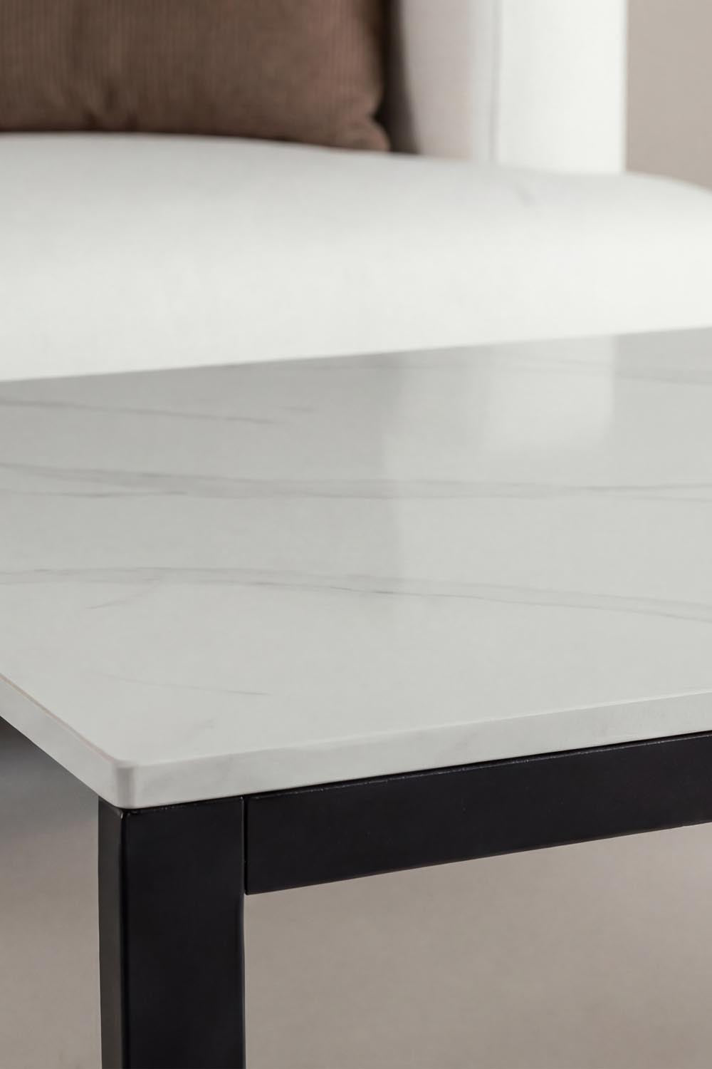 Estelle Couchtisch in Weiss präsentiert im Onlineshop von KAQTU Design AG. Beistelltisch ist von Venture Home