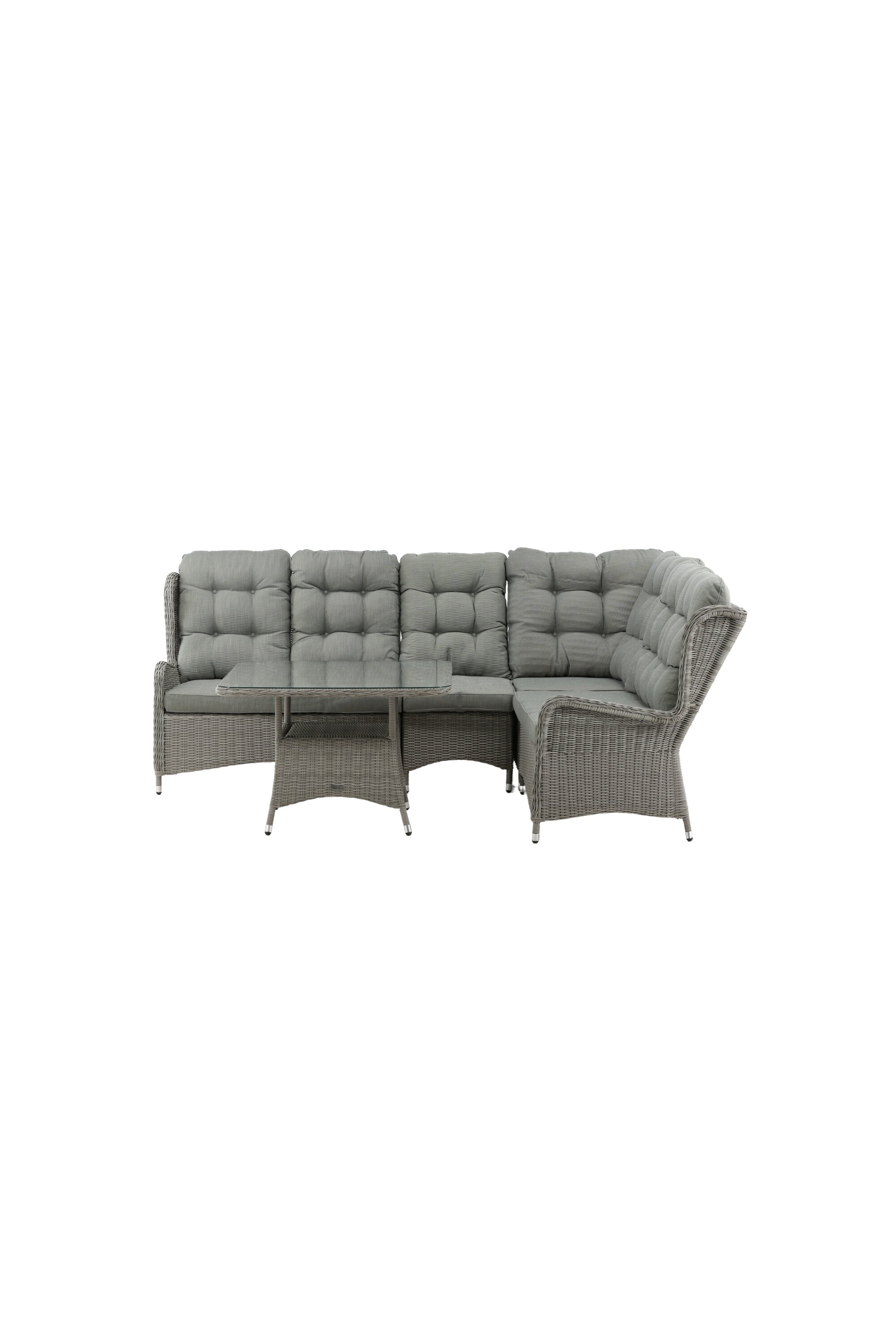Washington Ecksofa Outdoorset 100cm in Grau präsentiert im Onlineshop von KAQTU Design AG. Loungeset ist von Venture Home
