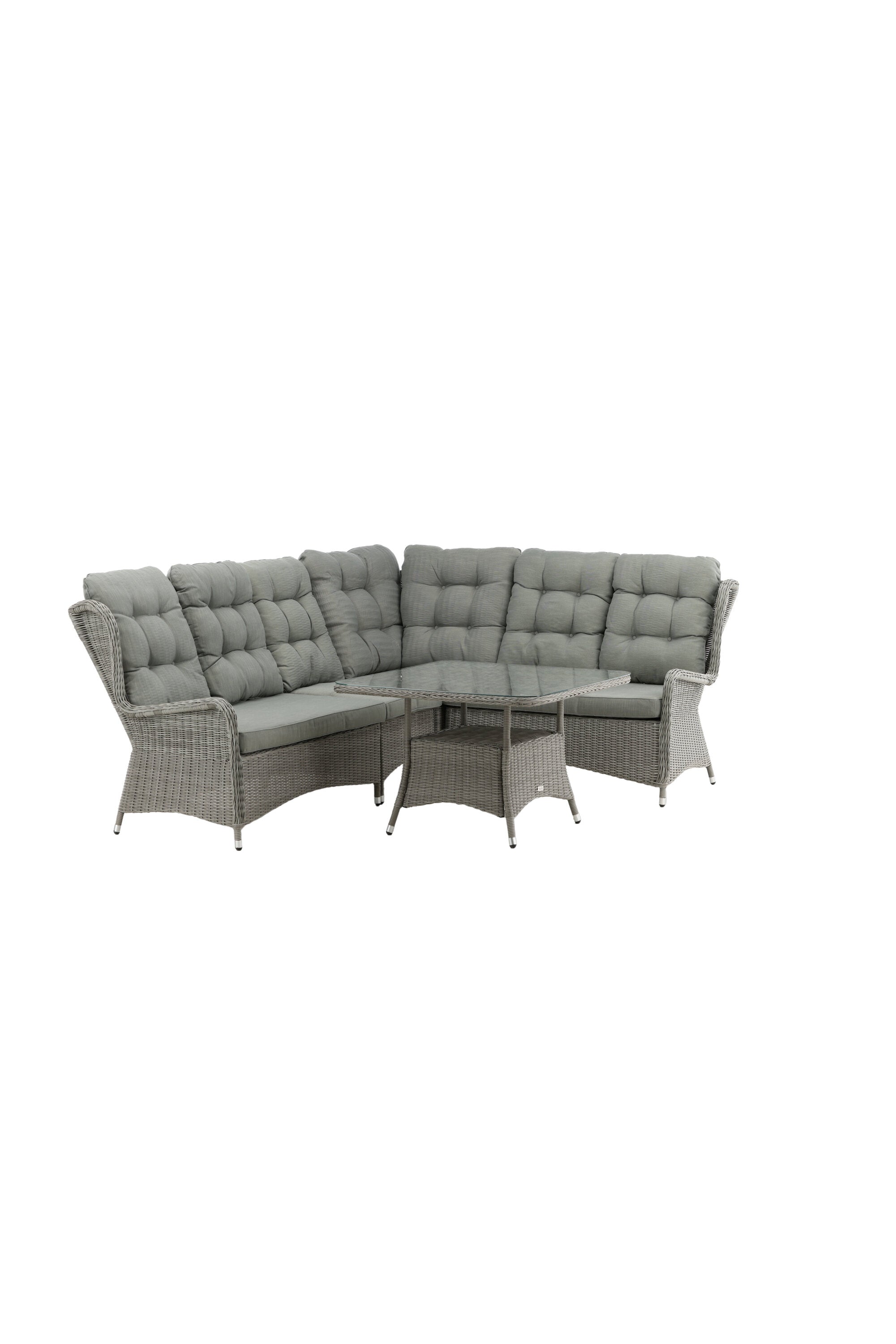 Washington Ecksofa Outdoorset 100cm in Grau präsentiert im Onlineshop von KAQTU Design AG. Loungeset ist von Venture Home