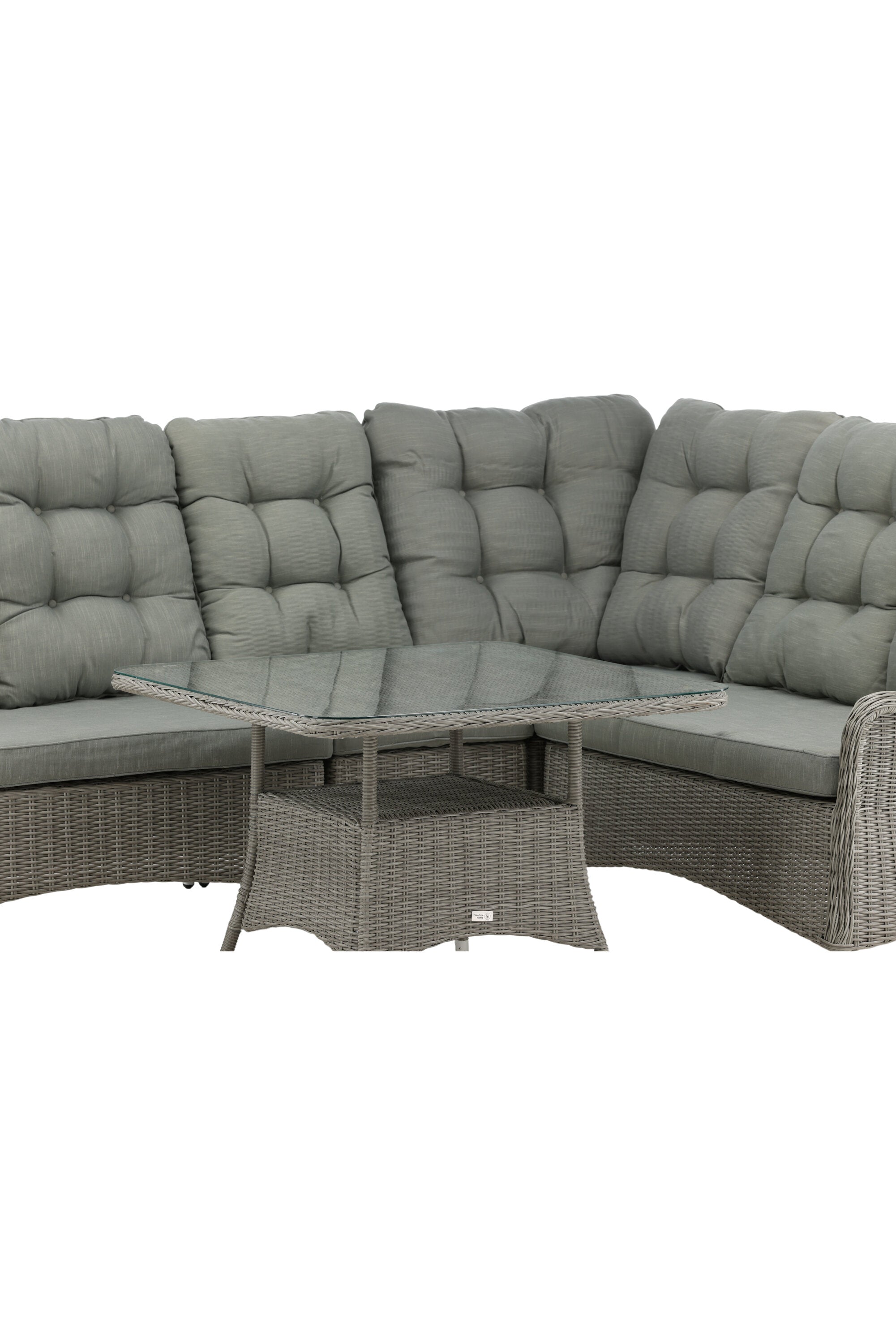 Washington Ecksofa Outdoorset 100cm in Grau präsentiert im Onlineshop von KAQTU Design AG. Loungeset ist von Venture Home
