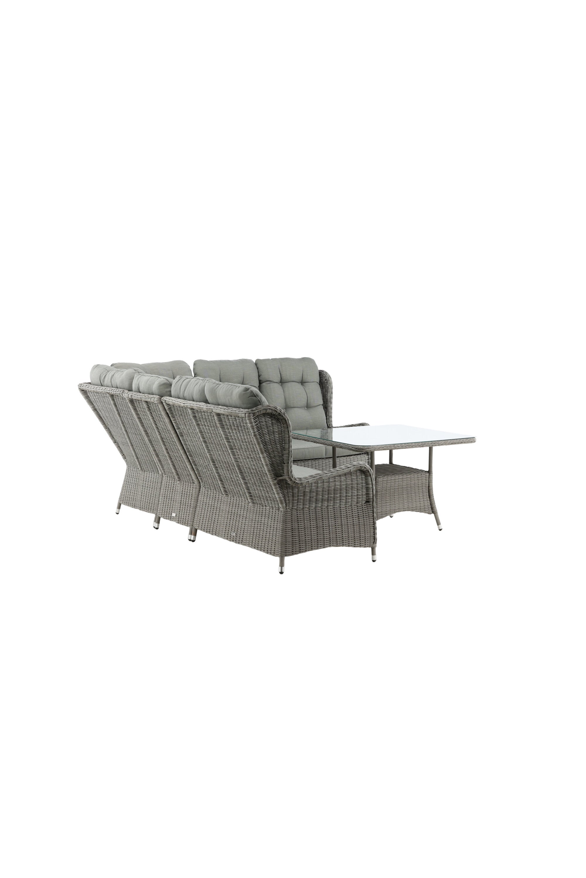 Washington Ecksofa Outdoorset 100cm in Grau präsentiert im Onlineshop von KAQTU Design AG. Loungeset ist von Venture Home