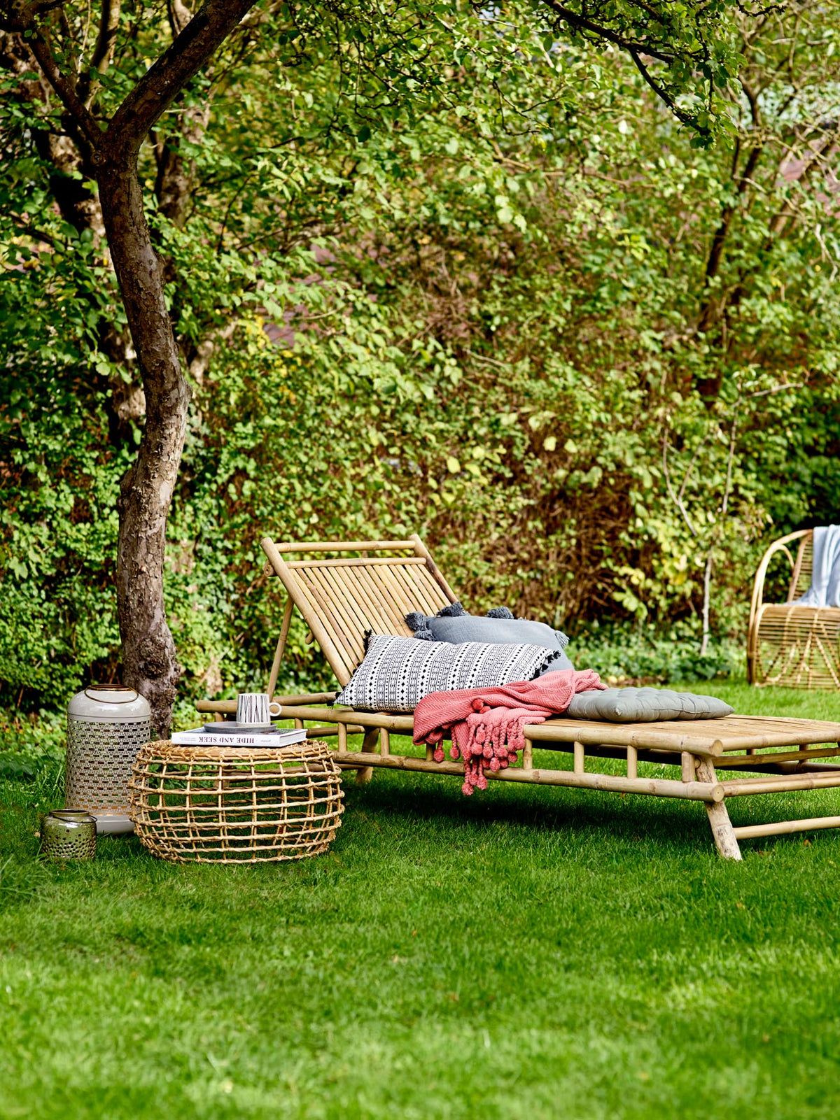 Sole Tagesbett, Natur, Bambus in Natur präsentiert im Onlineshop von KAQTU Design AG. Liegestuhl ist von Bloomingville