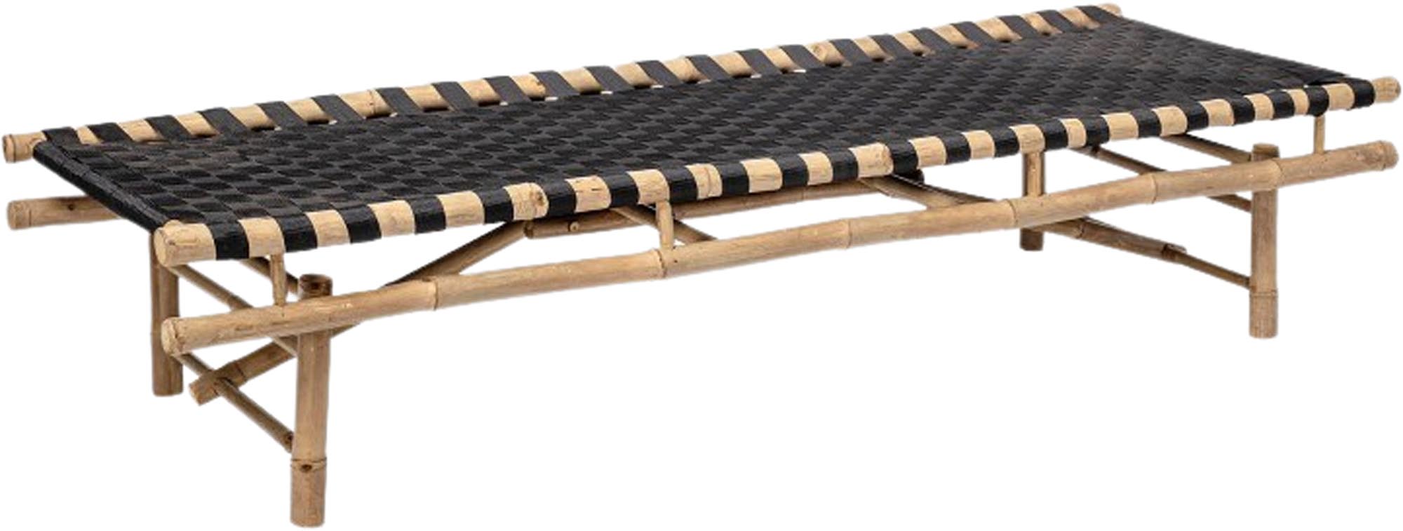 Das Vida Tagesbett von Bloomingville aus schwarzem Bambus vereint skandinavische Eleganz mit natürlichem Charme.