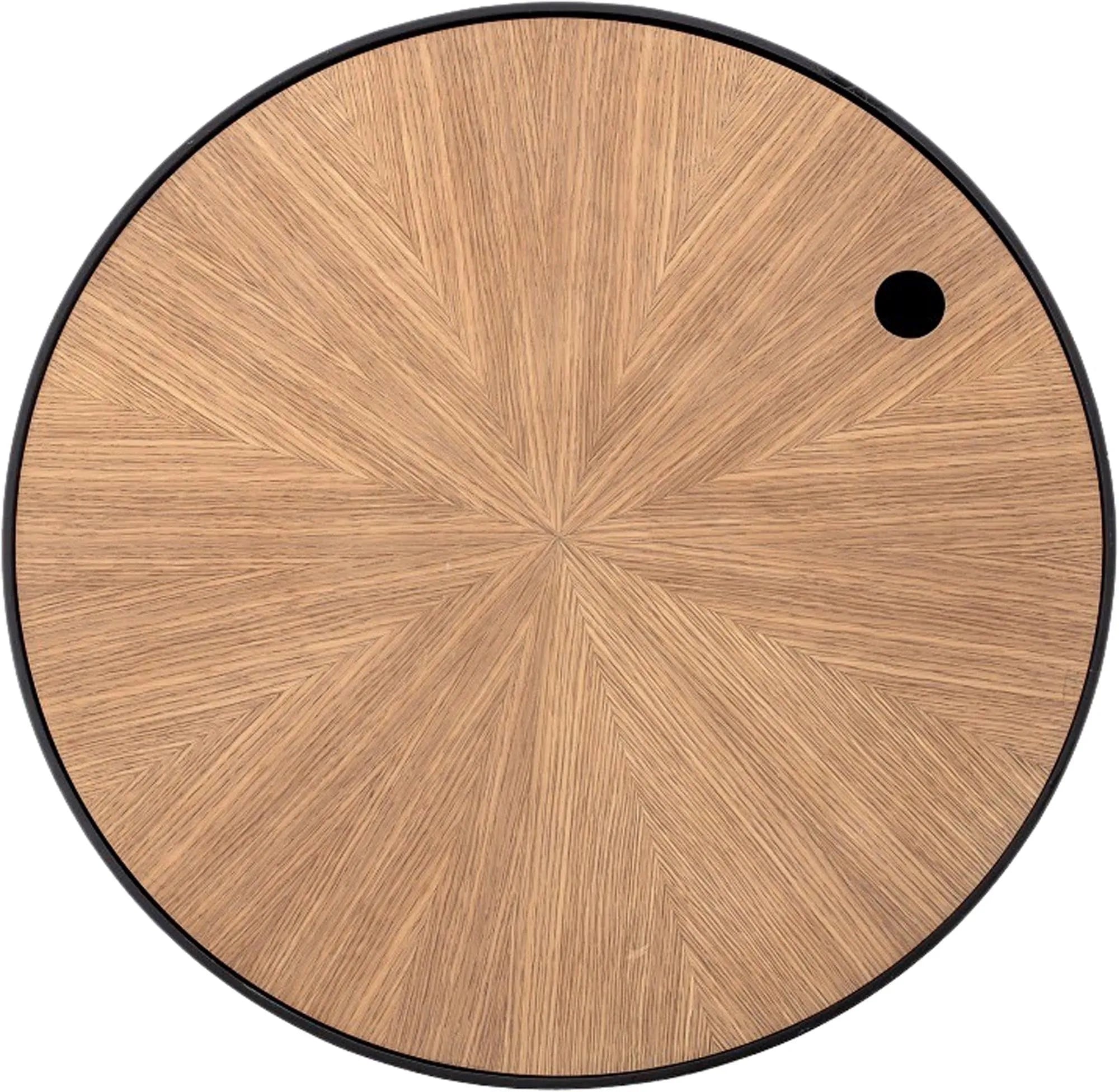 Moderner Ronda Couchtisch aus natürlichem Eichenholz von Bloomingville, schlichtes Design, perfekt für stilvolle Wohnräume.