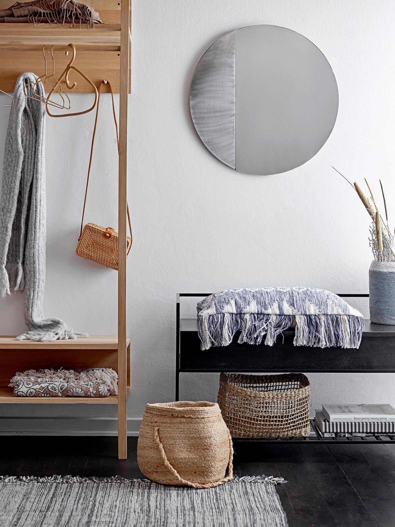 Natürlicher Rattan-Aufhänger von Bloomingville für stilvolle Dekoration.