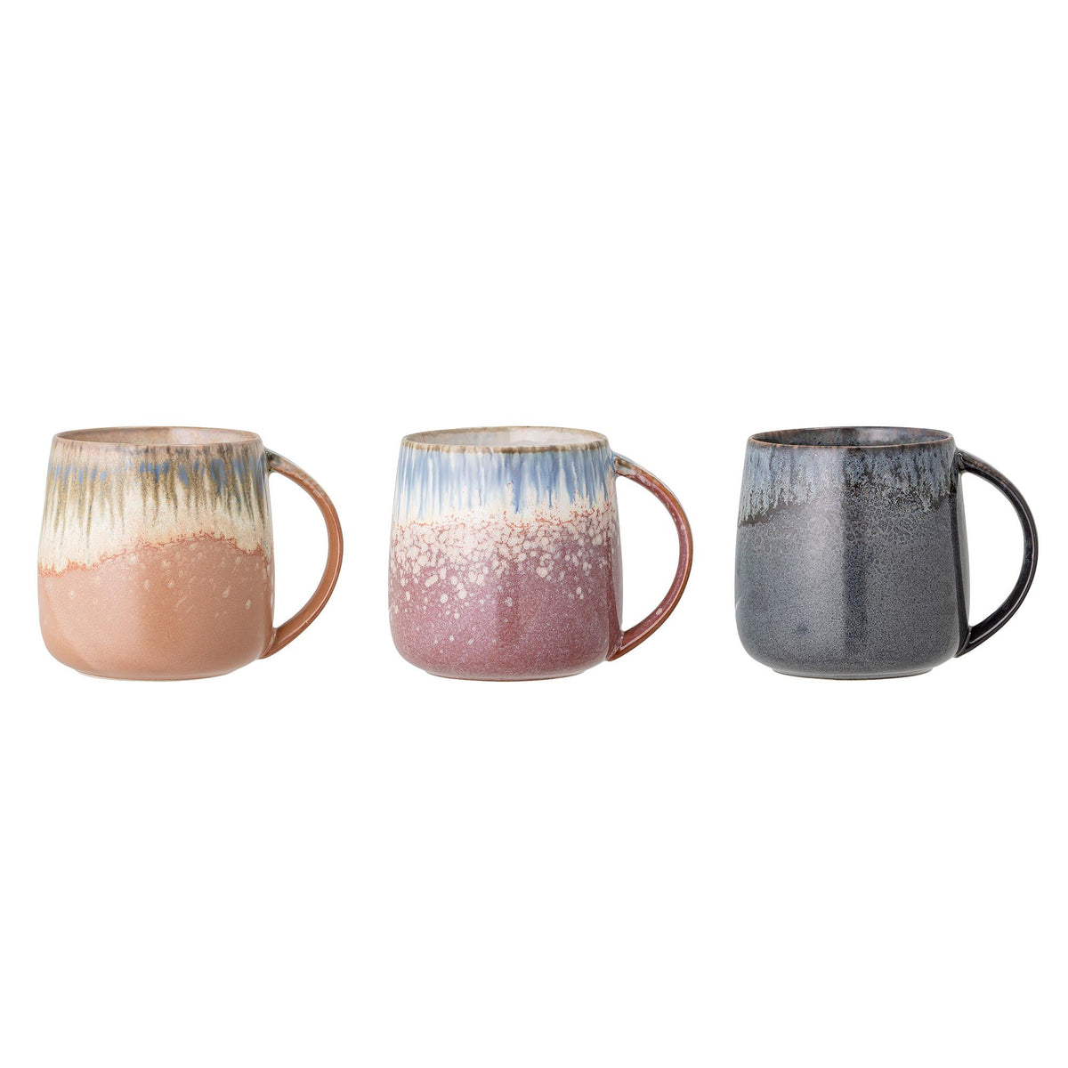 Cloe Becher, Blau, Steingut in Blue präsentiert im Onlineshop von KAQTU Design AG. Tasse ist von Creative Collection