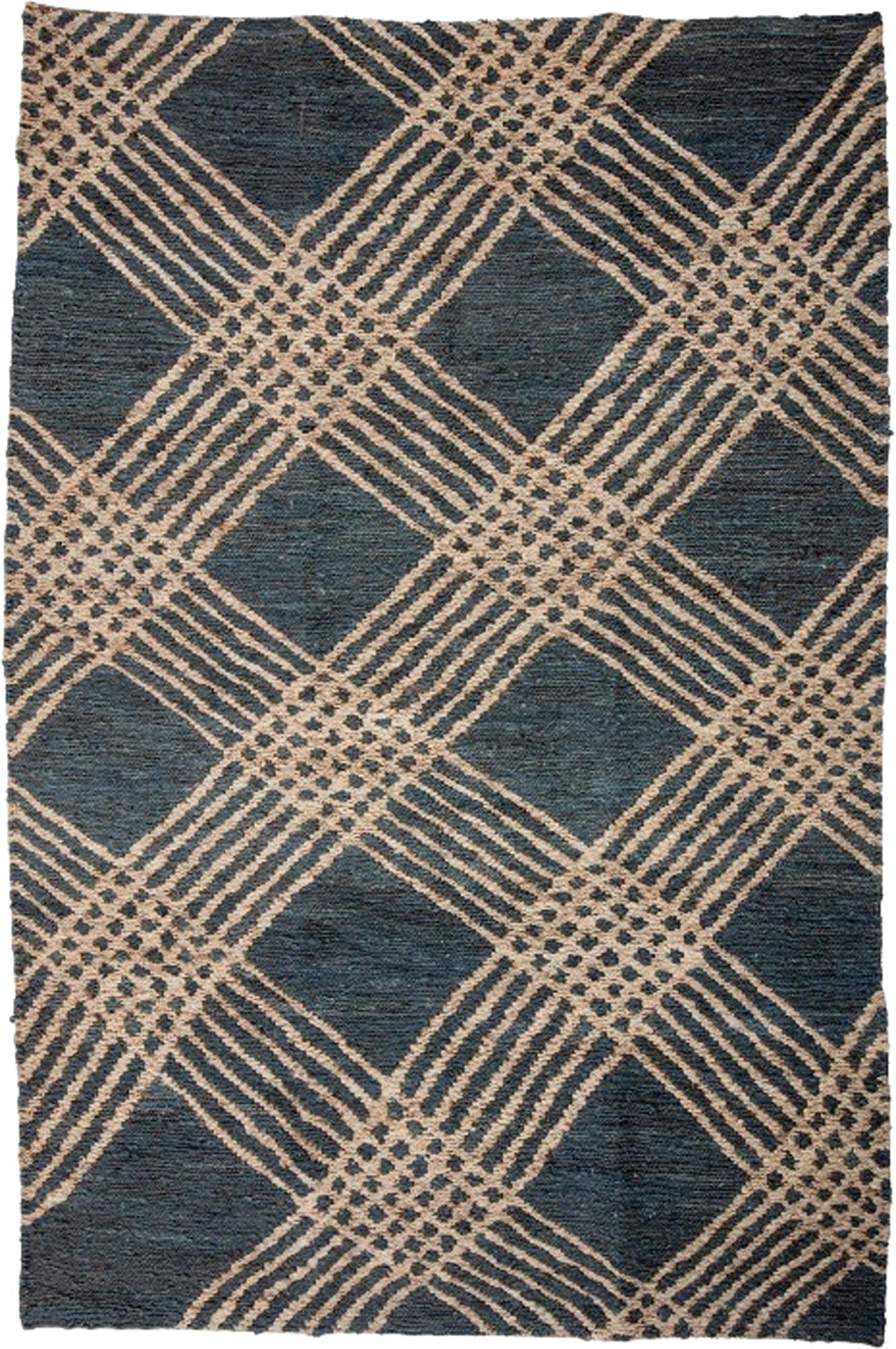 Eleganter Cat Teppich aus Jute, schwarz, von Bloomingville. Umweltfreundlich, robust, modern. Perfekt für stilvolle Räume.