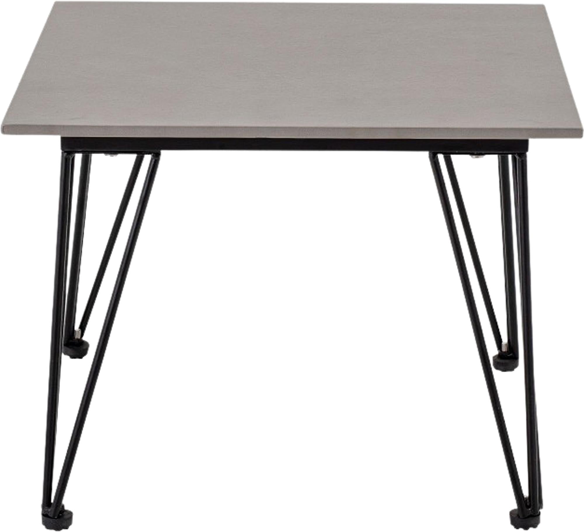 Entdecken Sie den eleganten Mundo Couchtisch von Bloomingville aus grauem Beton. Ideal für Outdoor-Bereiche, robust und stilvoll.