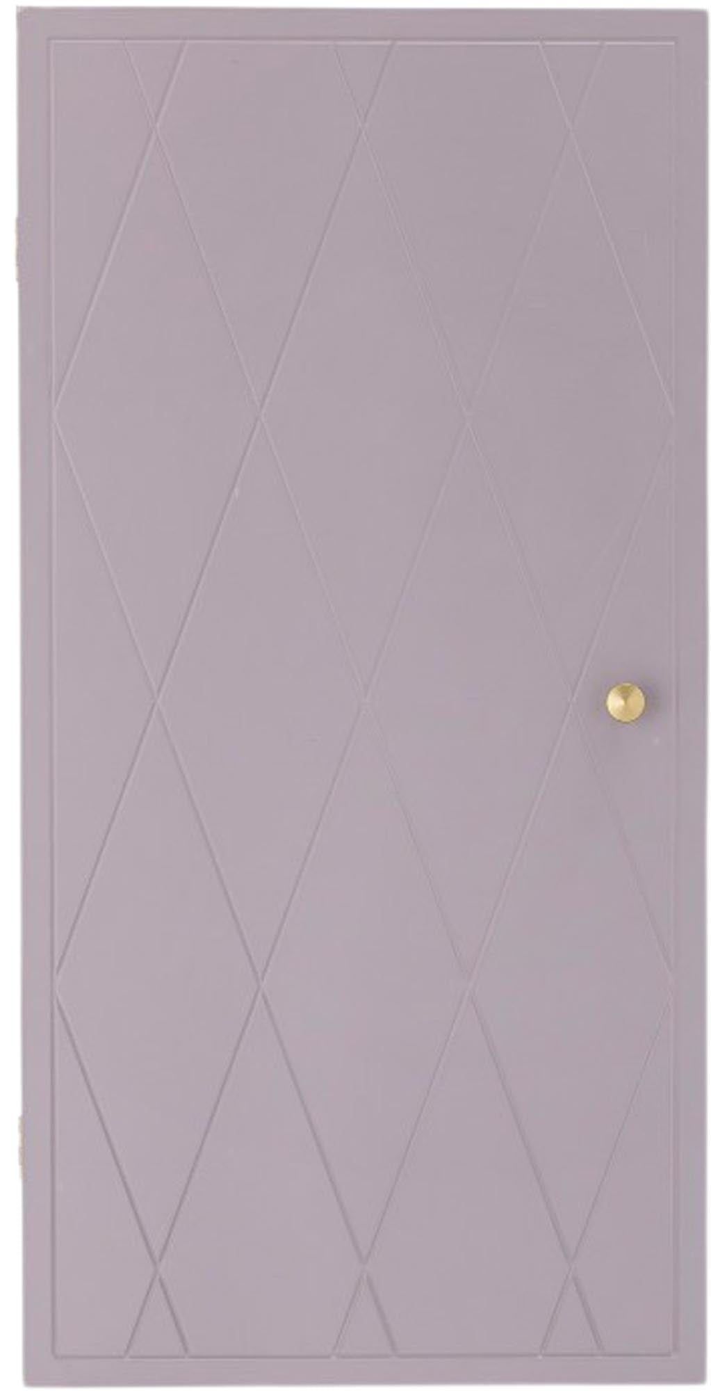 Das violette Nell Kabinett von Bloomingville Mini aus MDF ist ein elegantes Möbelstück für Kinderzimmer und moderne Wohnräume.