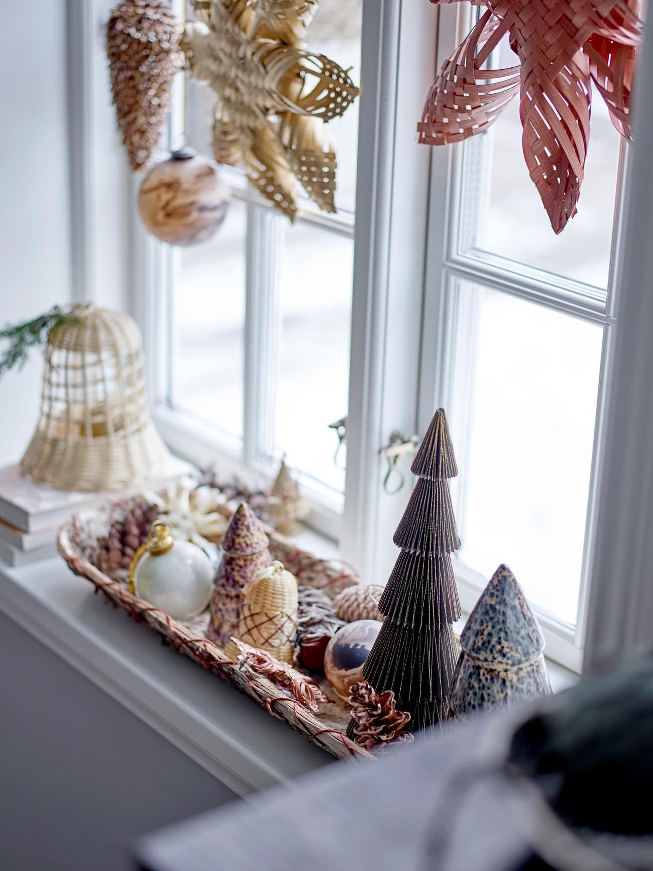 Hani Ornament, Gold, Bambus in Gold präsentiert im Onlineshop von KAQTU Design AG. Ornament ist von Bloomingville