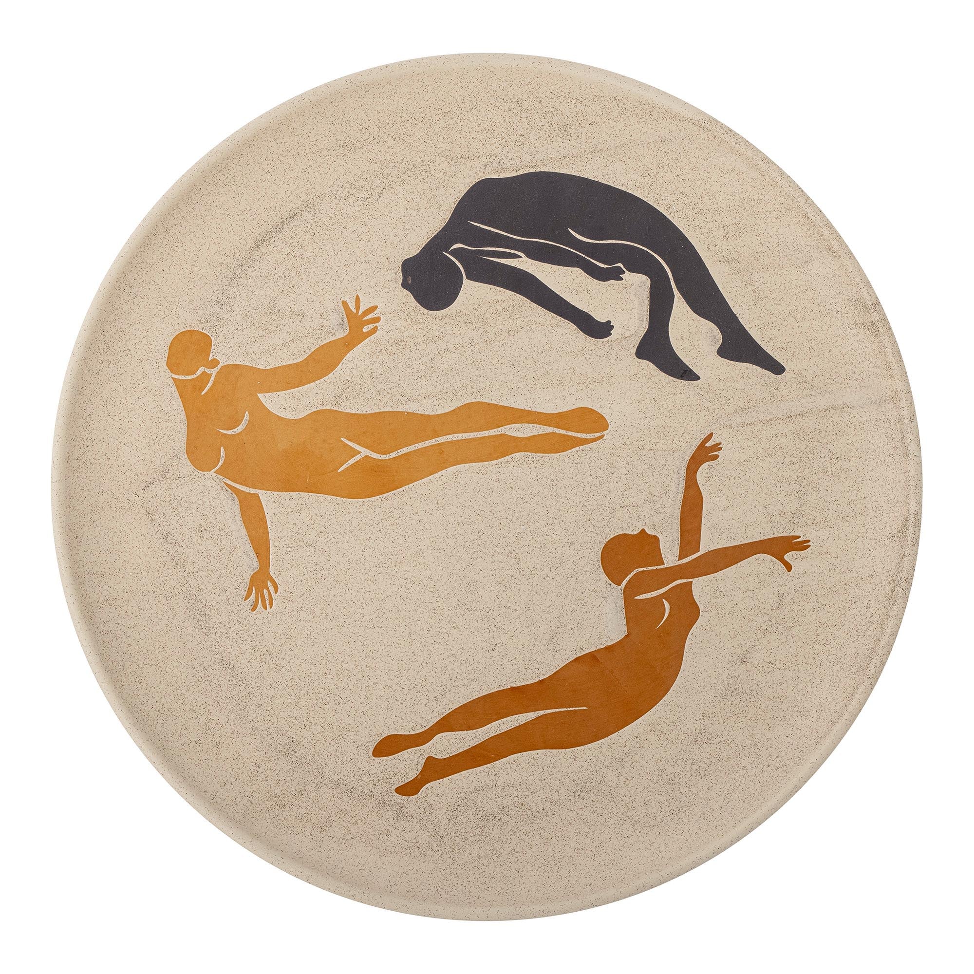 Harlow Wanddekoration aus Steingut: Kunstvolle Silhouetten, erdige Töne, handgefertigt, vielseitig für Küche, Wohnzimmer, Terrasse.