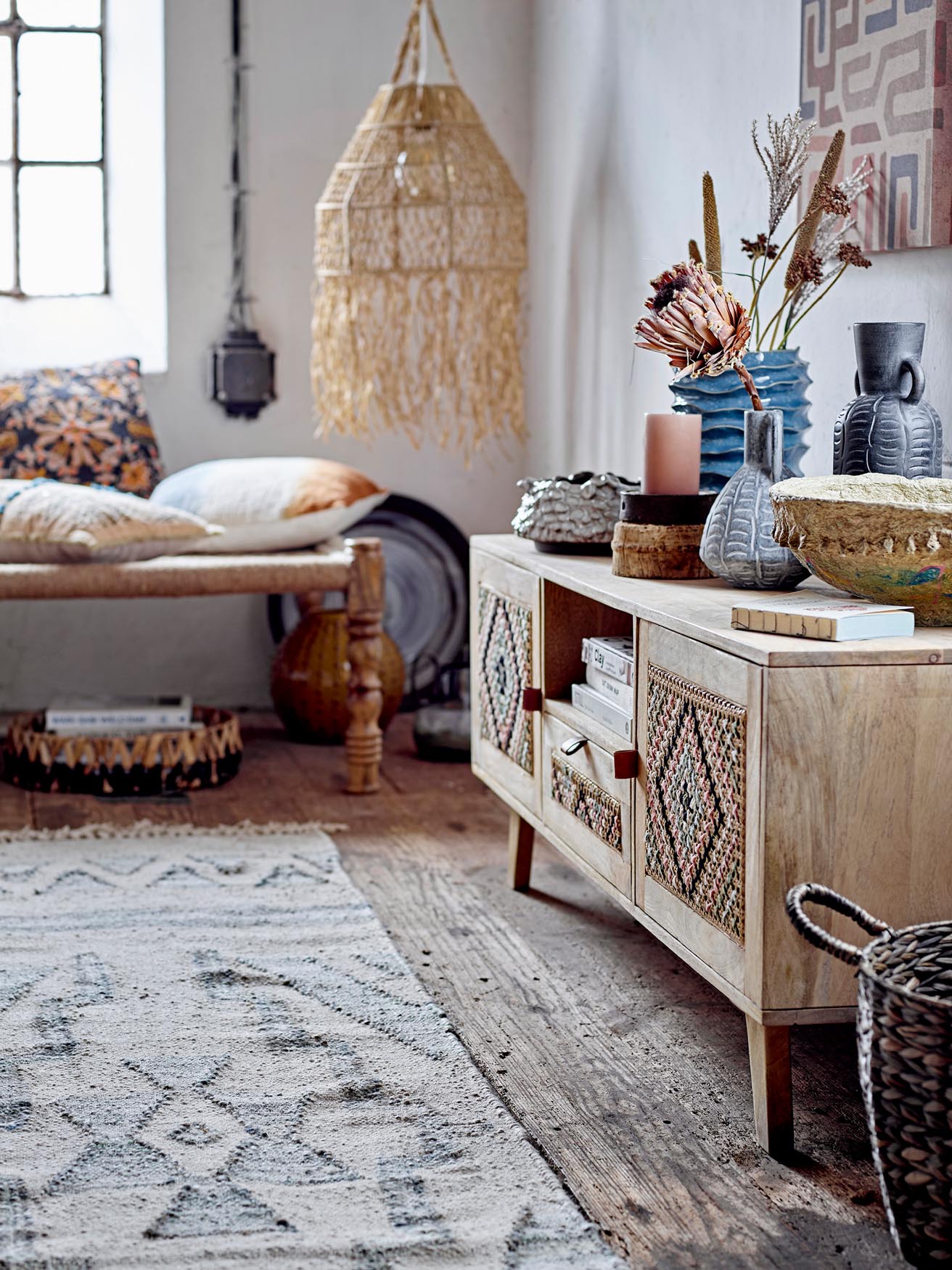 Stilvolle Rane Keramikvase in Grau von Creative Collection.