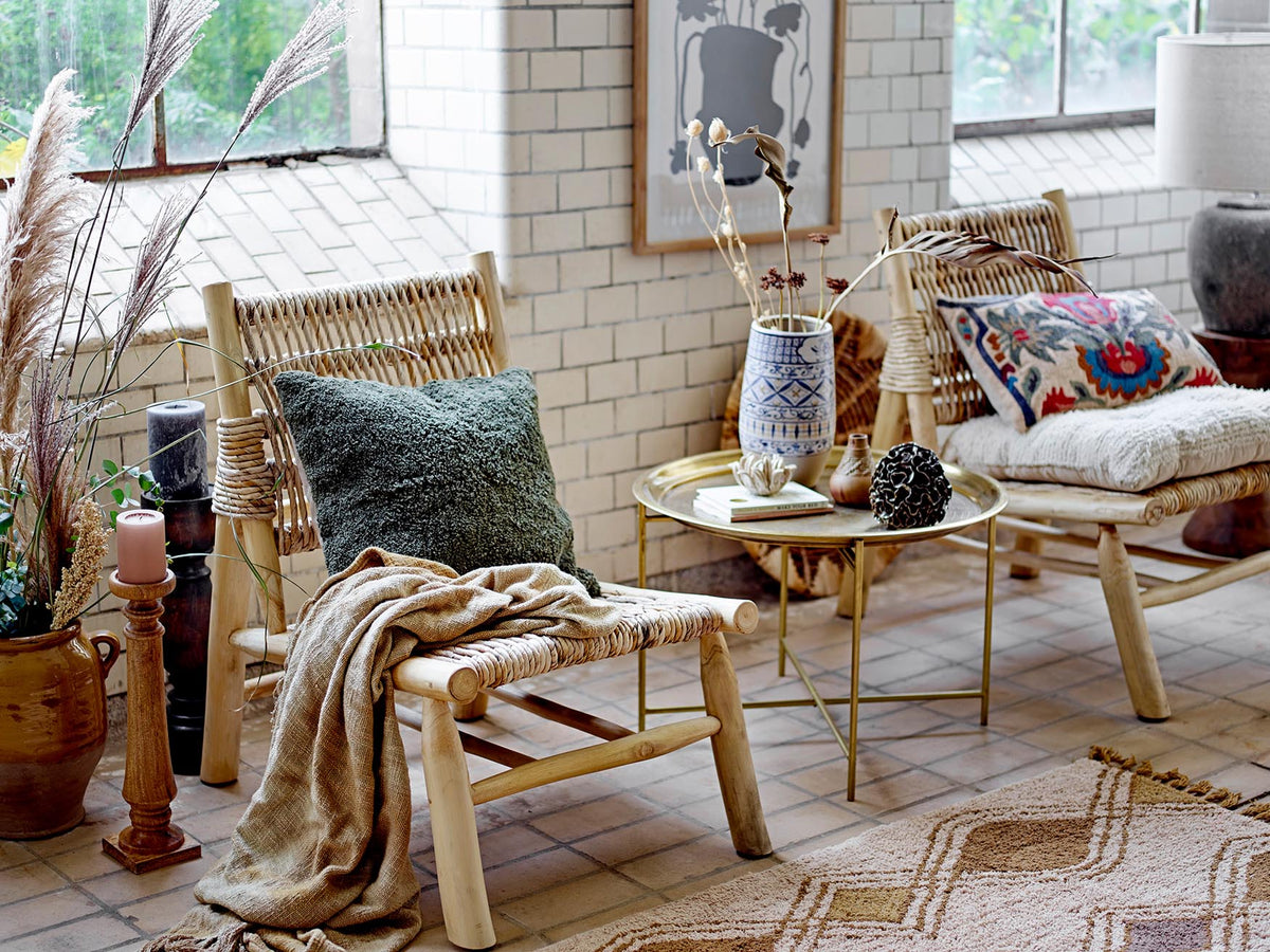 Ruthy Loungesessel, Natur, Teakholz in Natur präsentiert im Onlineshop von KAQTU Design AG. Sessel ist von Bloomingville