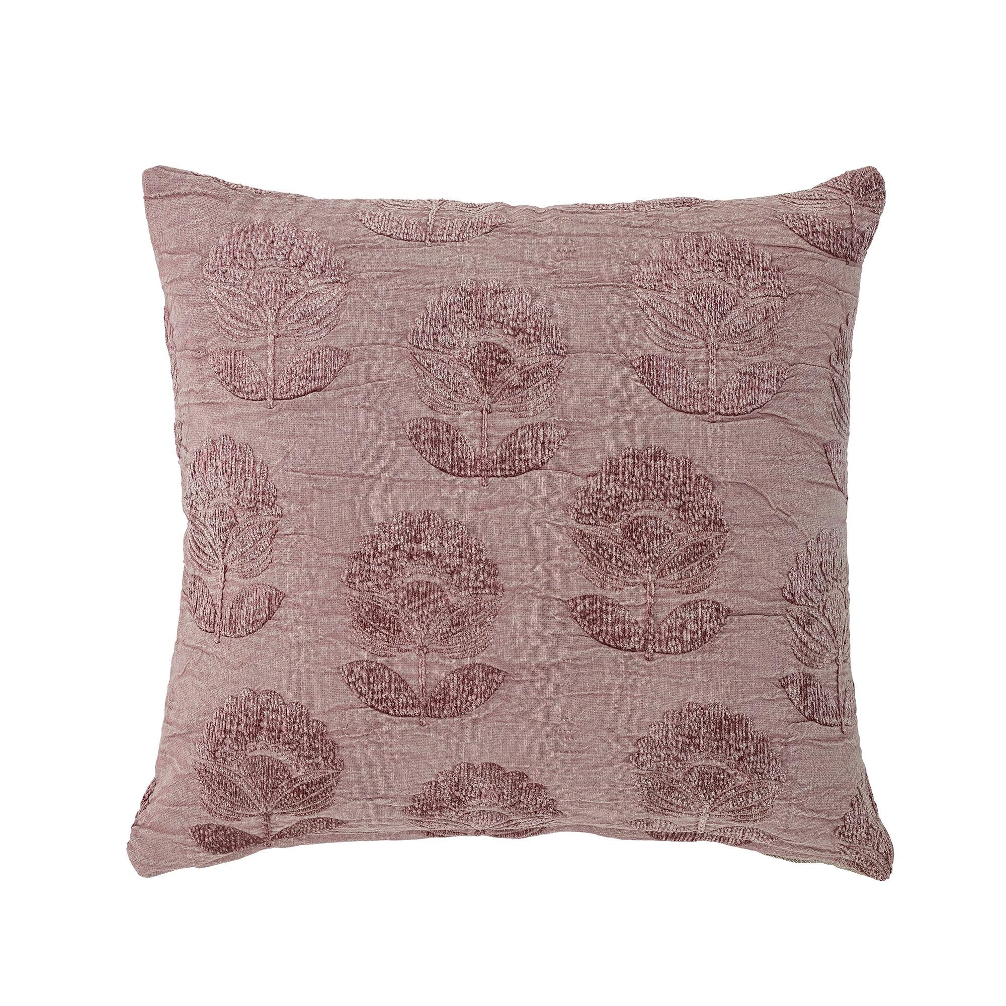 Sofia Kissen, violett, Baumwolle, Bloomingville: Modern, zeitlos, weich, formstabil, elegantes Design, vielseitig einsetzbar.