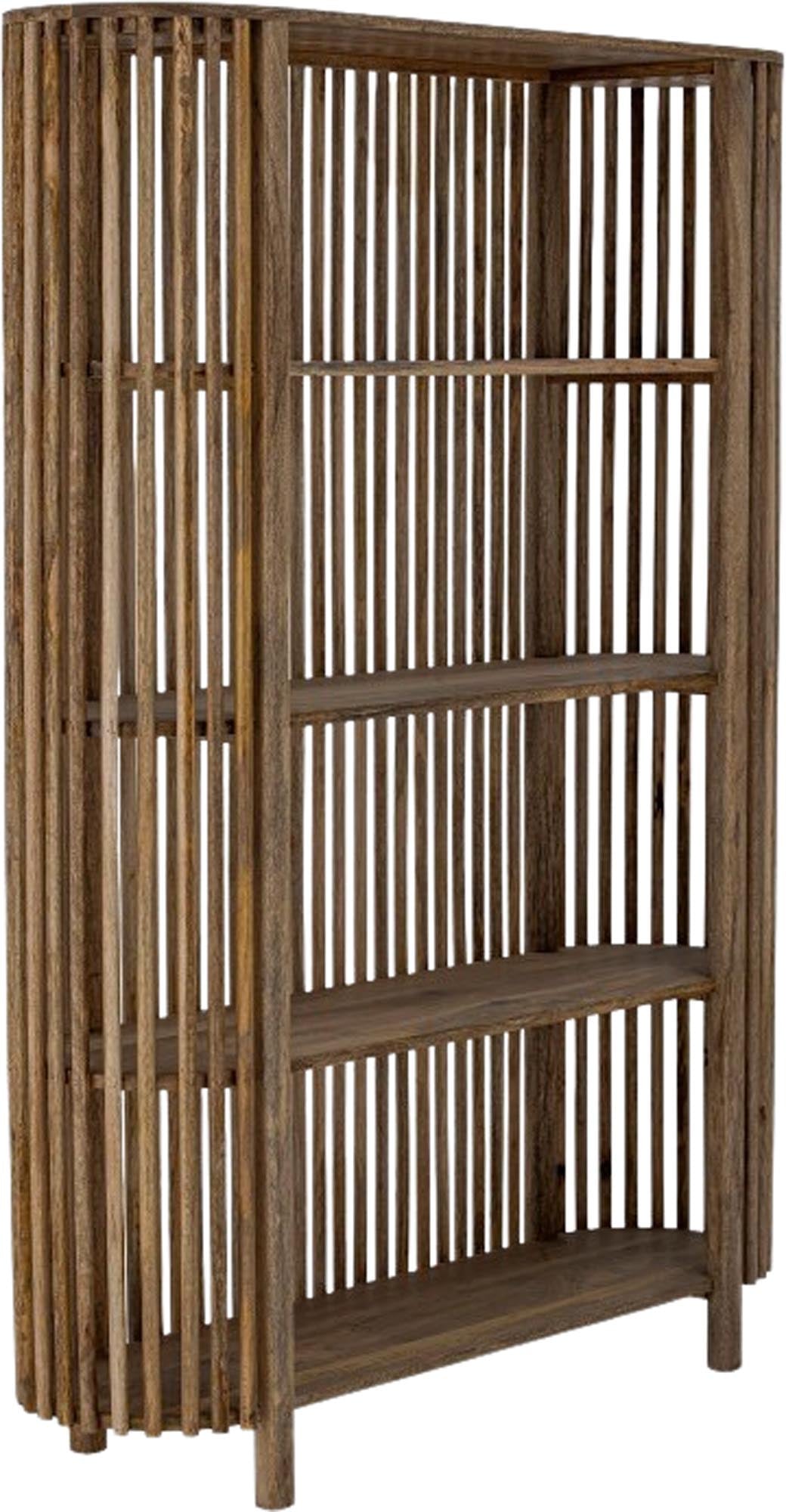 Sali Bücherregal: Stilvolles Mangoholz für Ihre Wohnkultur.