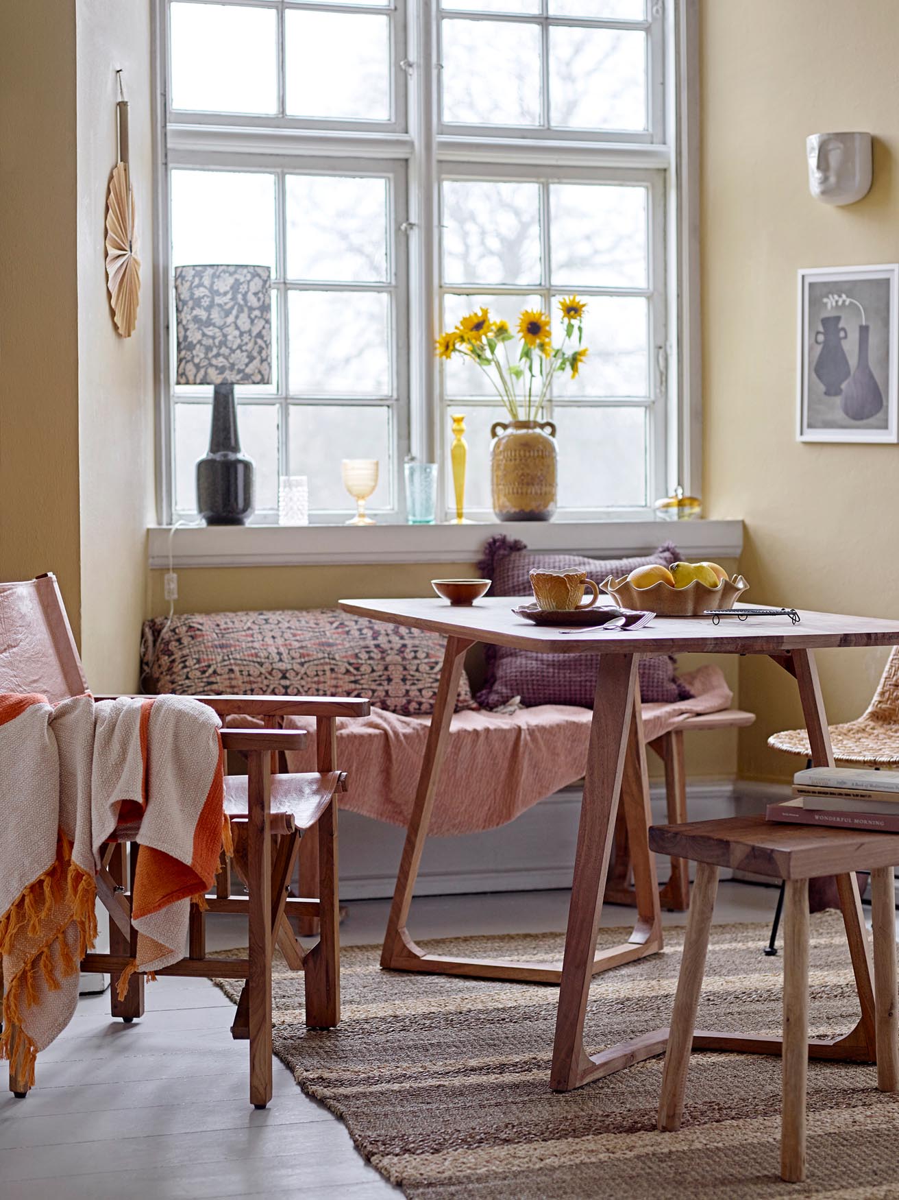 Savanna Tasse in Gelb aus Steingut von Bloomingville, stilvoll & modern.