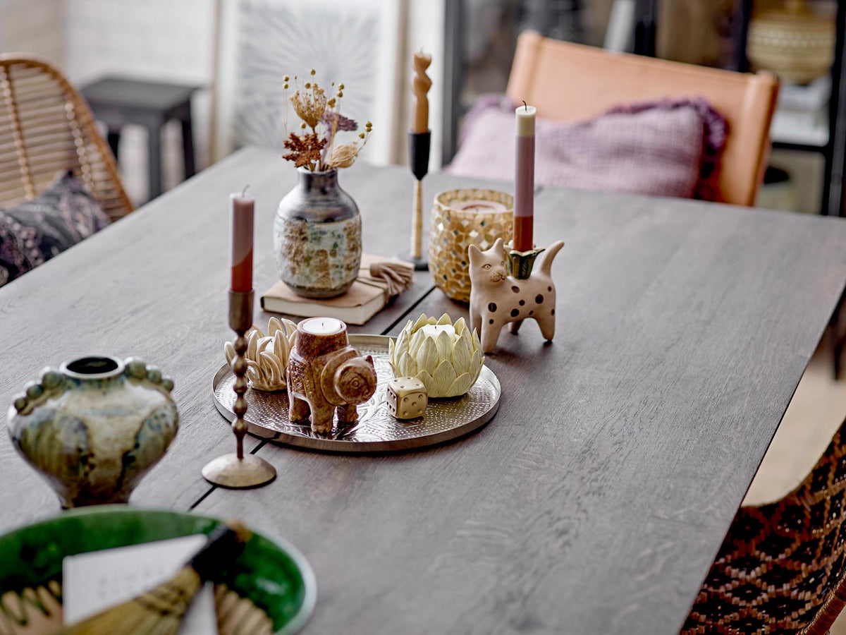 Crina Vase, Braun, Steingut in Brown präsentiert im Onlineshop von KAQTU Design AG. Vase ist von Bloomingville