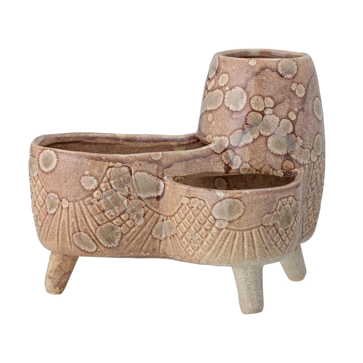 Shaya Blumentopf, Natur, Steingut in Nature präsentiert im Onlineshop von KAQTU Design AG. Blumentopf ist von Creative Collection