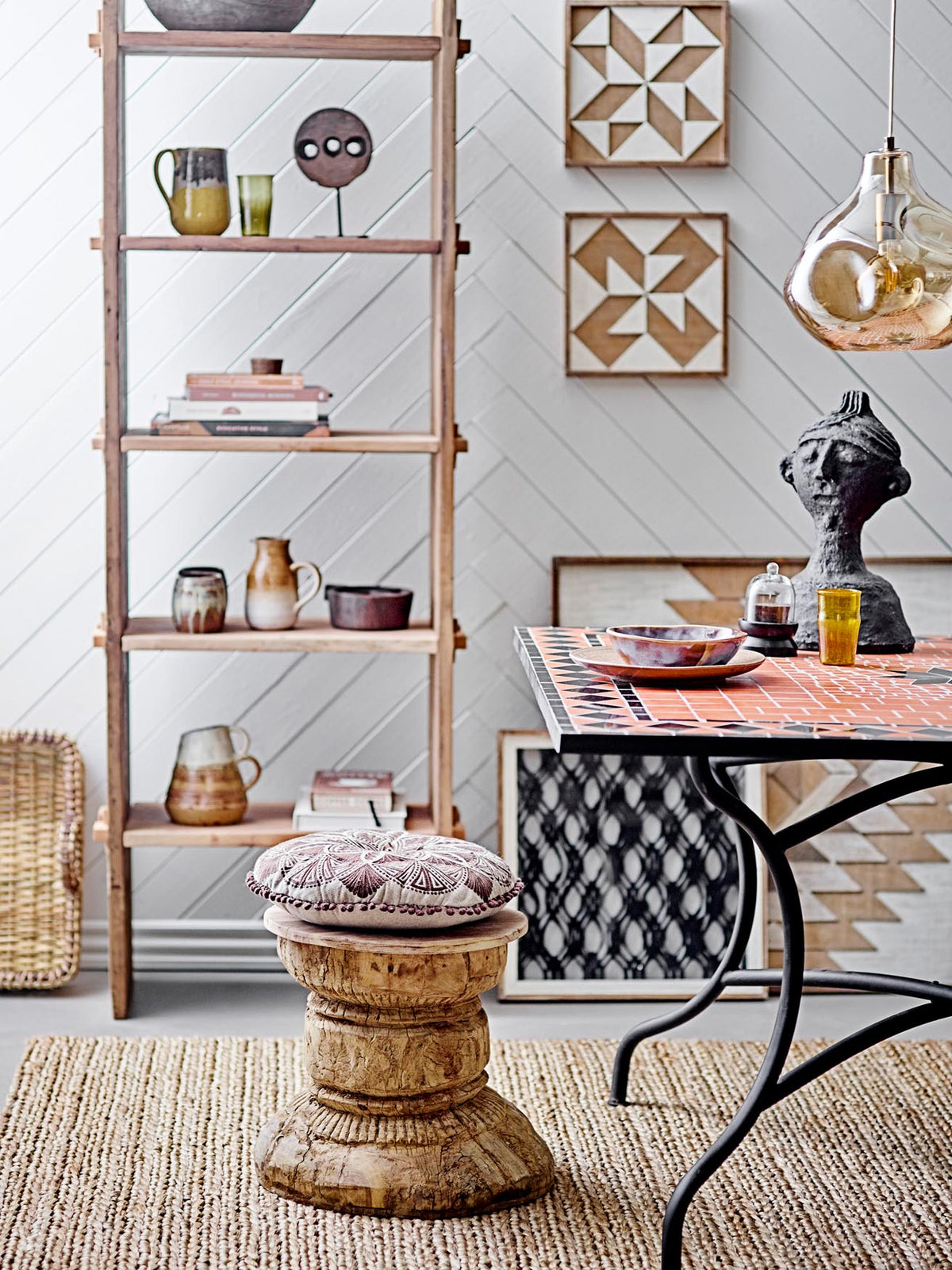 Sashia Deko, Braun, Recyceltes Holz in Brown präsentiert im Onlineshop von KAQTU Design AG. Kunstgegenstände ist von Creative Collection