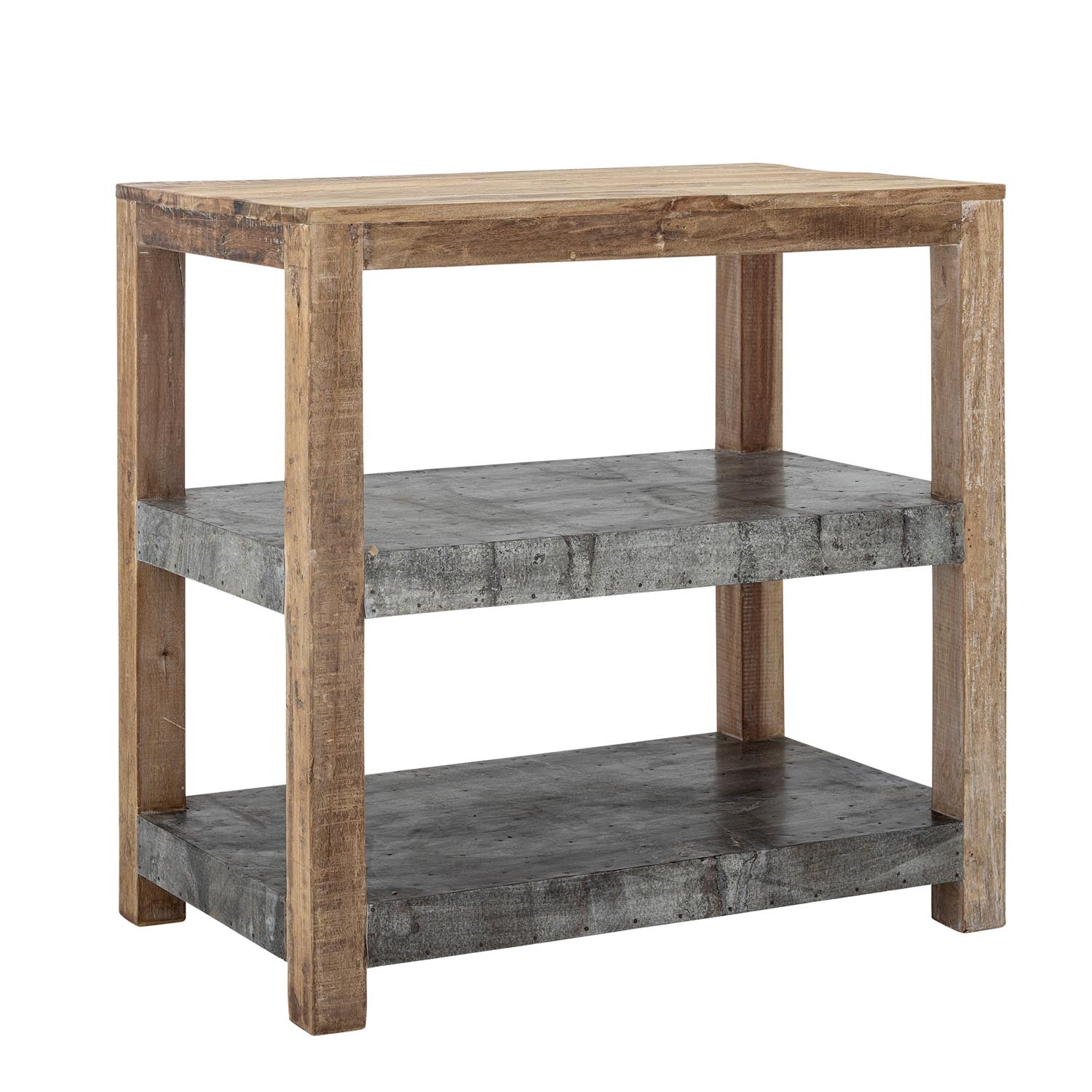 Das Reuben Bücherregal aus recyceltem Holz in Braun von Creative Collection bietet nachhaltigen Stil und praktischen Stauraum.