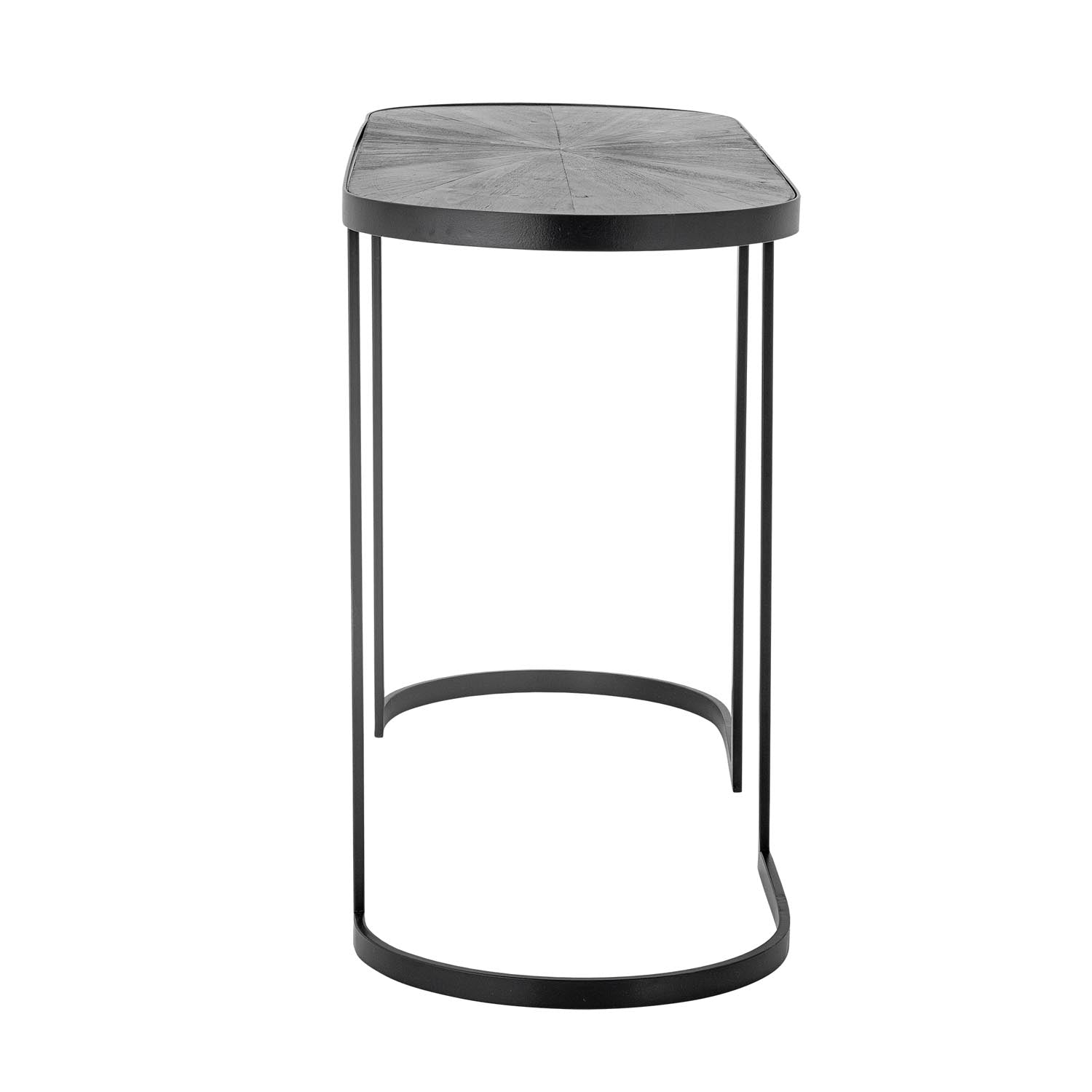 Eleganter Konsolentisch Carter von Bloomingville aus schwarzem Tannenholz, ideal für stilvolle und funktionale Einrichtung.