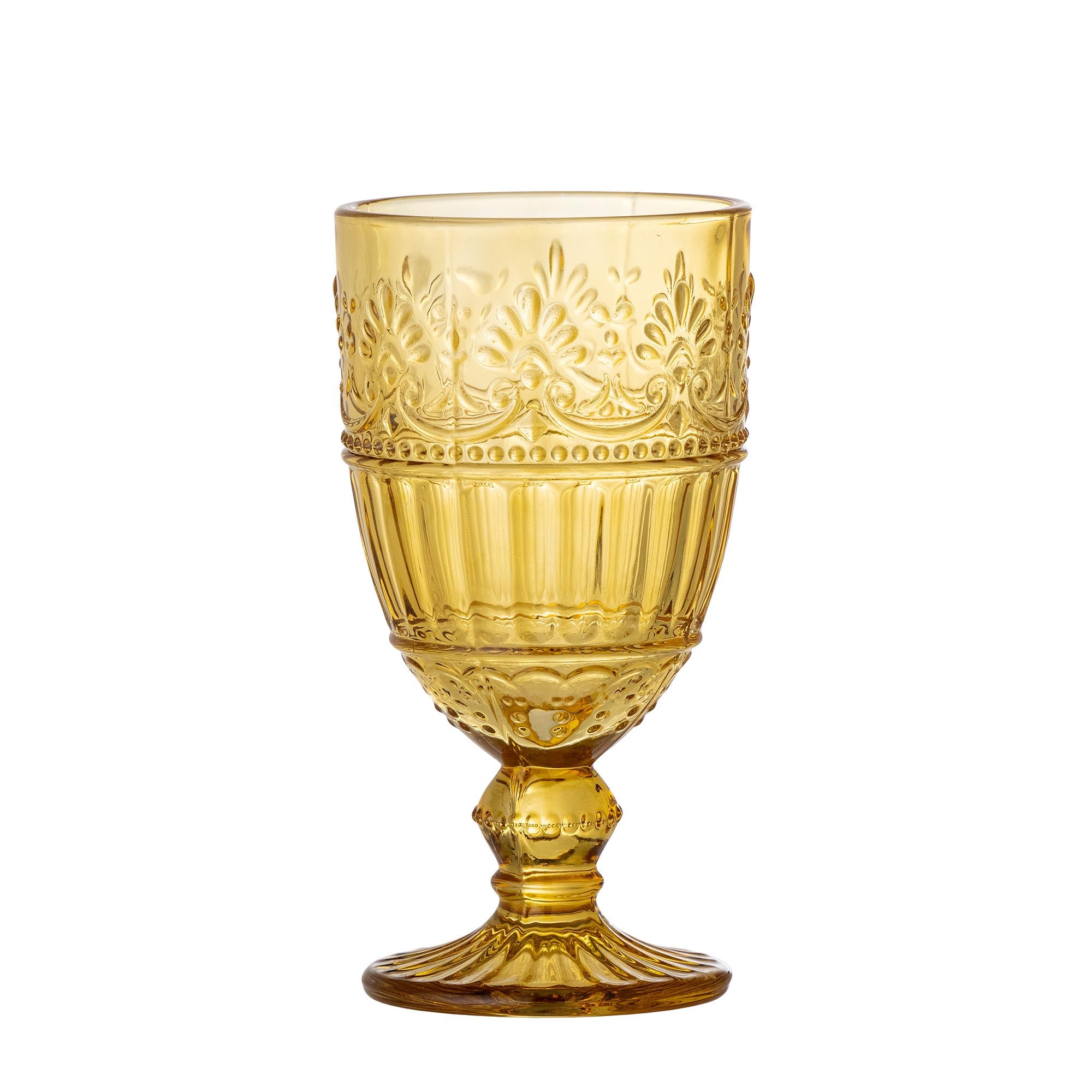 Feyza Weinglas, Gelb, Glas in Yellow präsentiert im Onlineshop von KAQTU Design AG. Universal Weingläser ist von Creative Collection