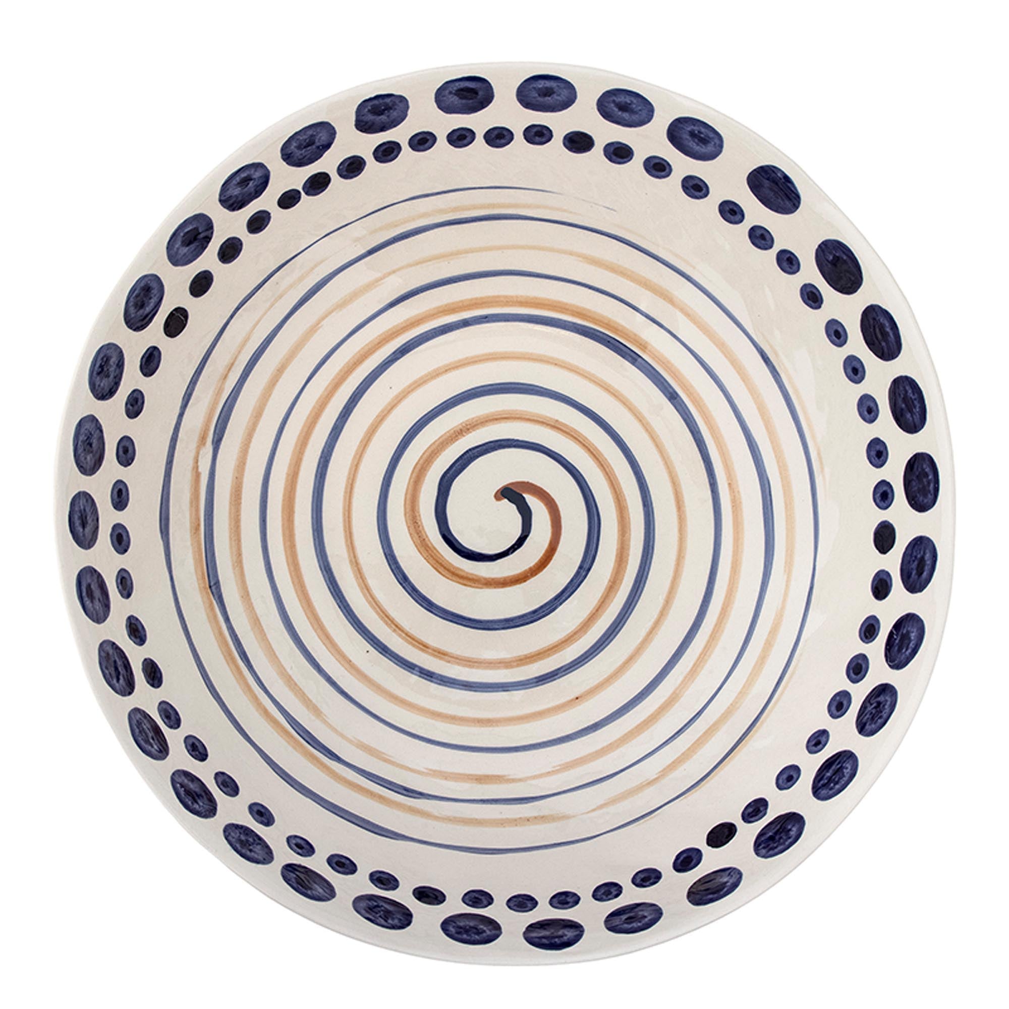 Die Shama Schale von Bloomingville aus orangefarbenem Steingut besticht durch ihr elegantes Design und ihre exzellente Qualität.