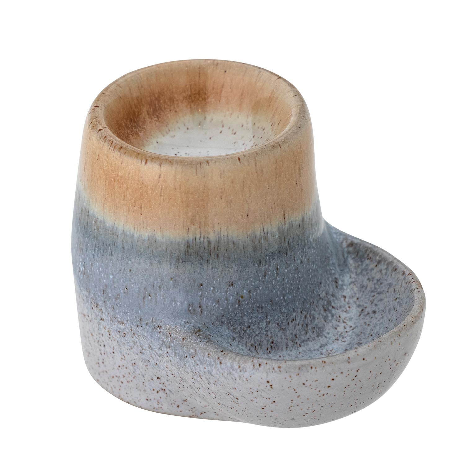 Eleganter Piril Eierbecher aus braunem Steingut von Bloomingville, ideal für stilvolles Frühstücksambiente.