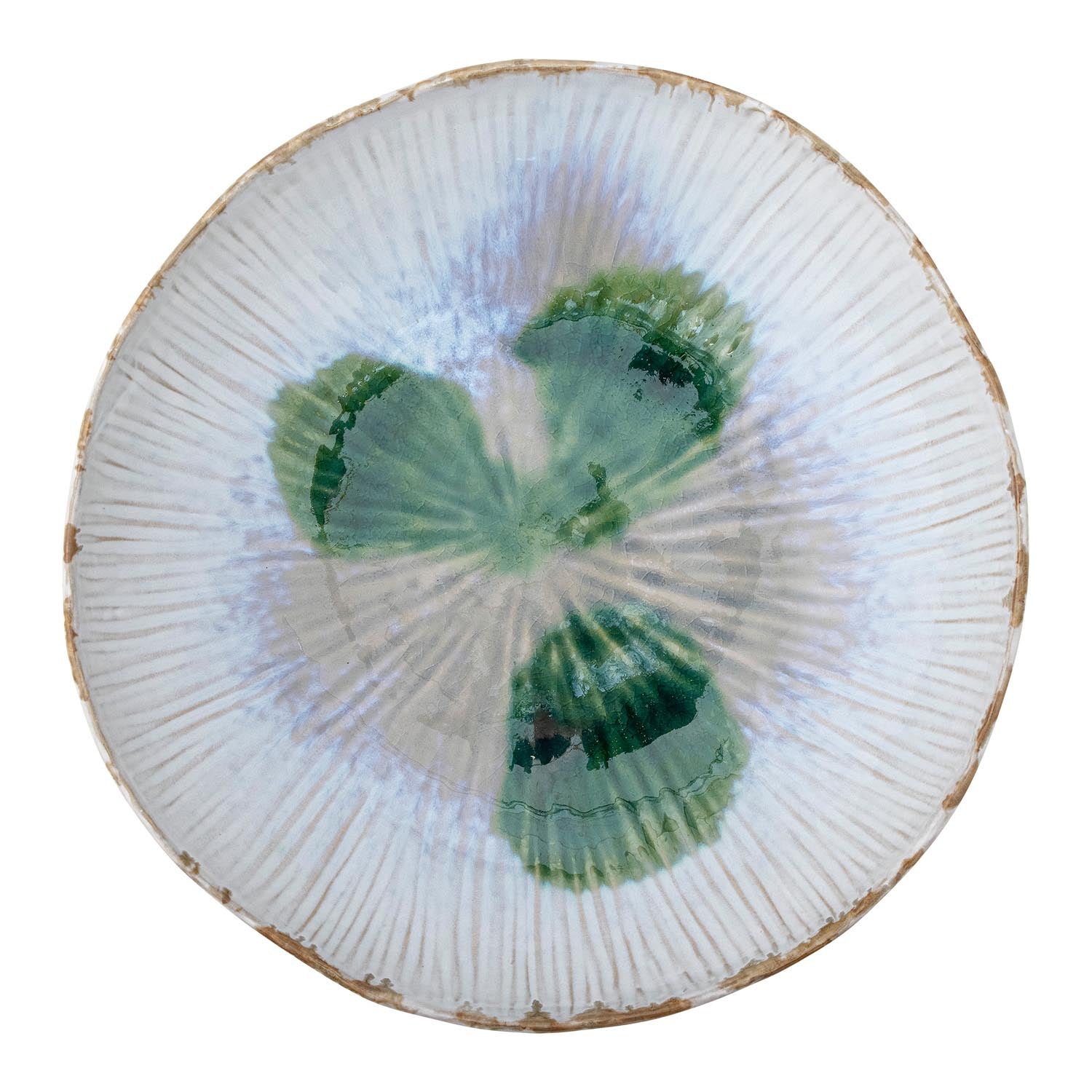 Die grüne Mati Schale von Bloomingville aus Steingut überzeugt mit elegantem Design und erstklassiger Qualität.