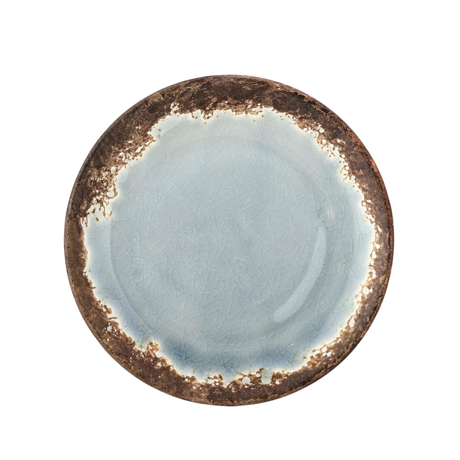 Der Paula Teller von Bloomingville aus braunem Steingut überzeugt mit elegantem Design und erstklassiger Qualität.