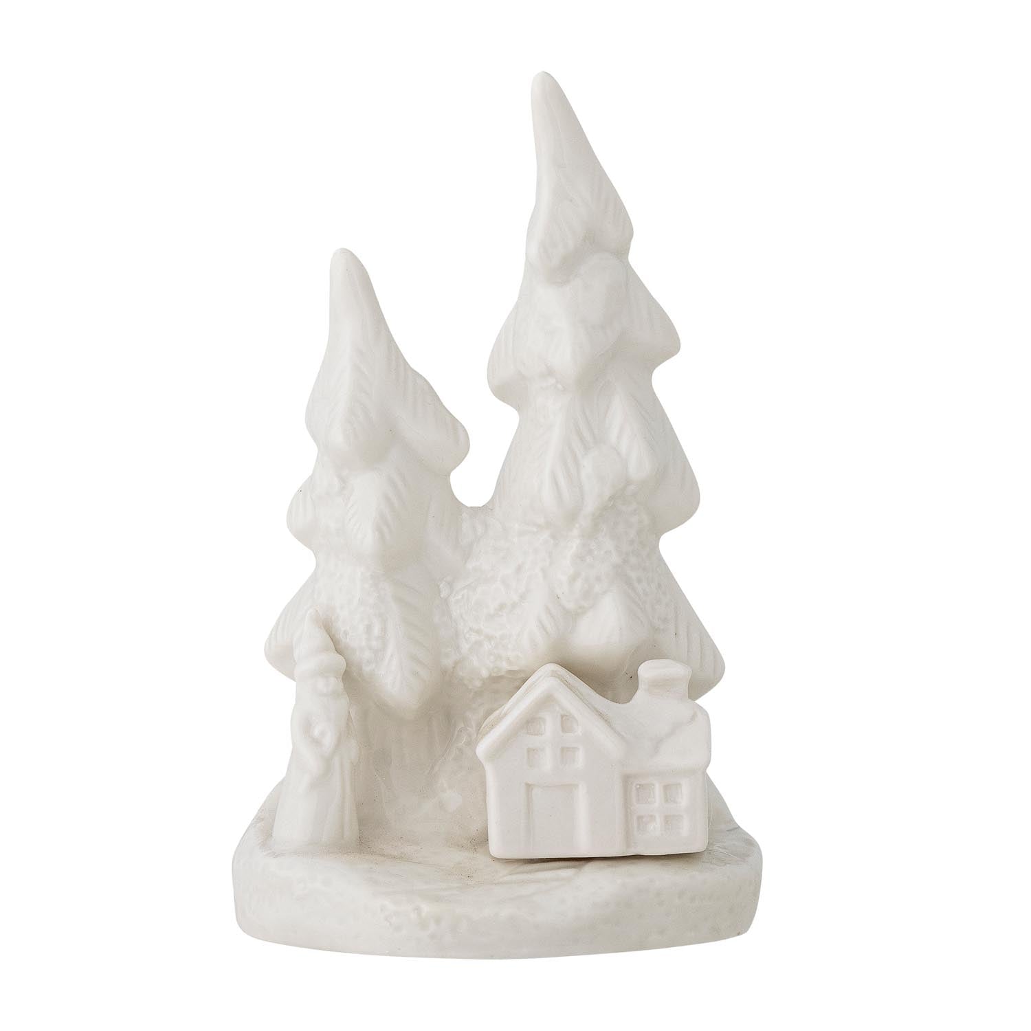 Elegante Fadima Deko aus weissem Steingut von Bloomingville, handgefertigt, zeitlos und vielseitig für jeden Einrichtungsstil.