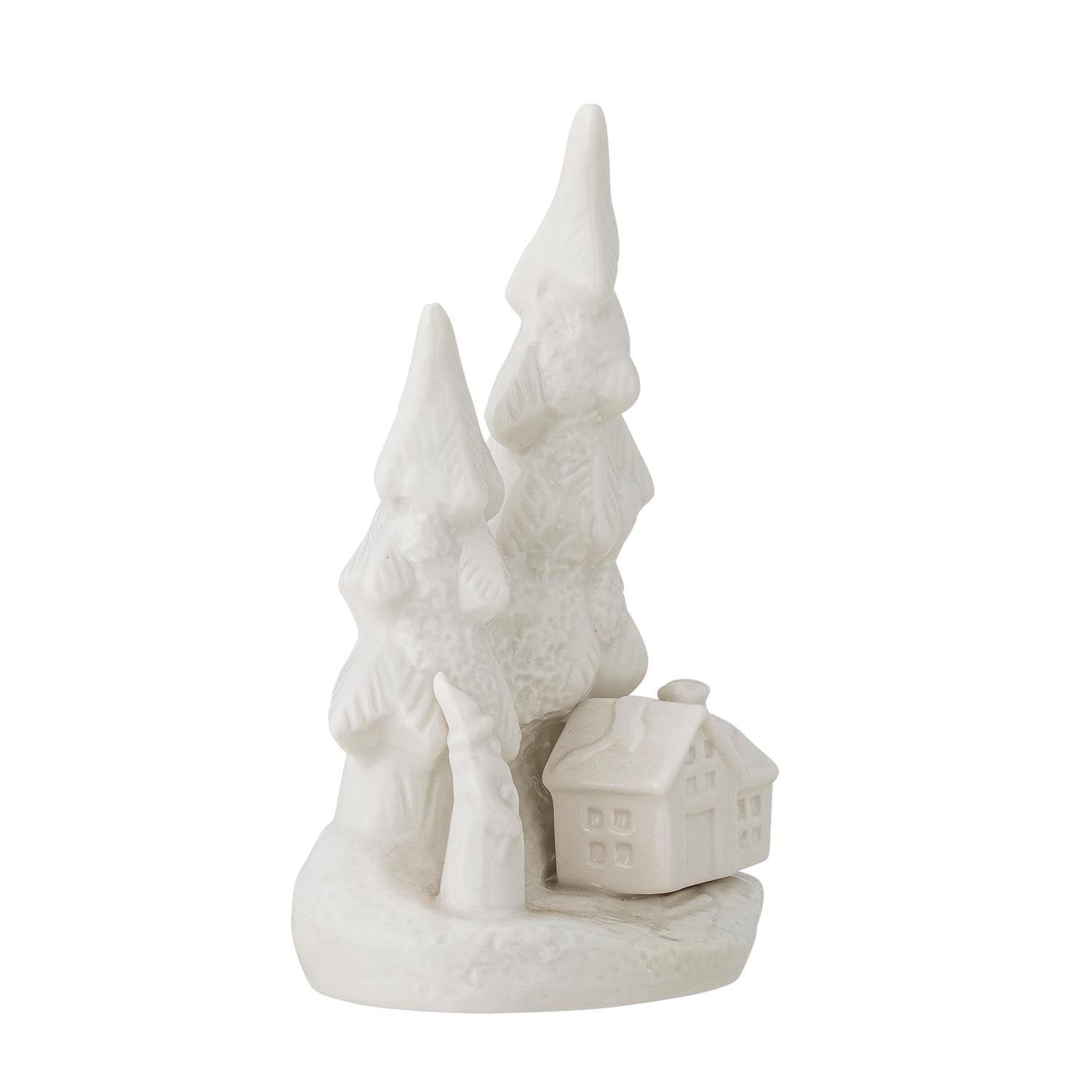 Zeitlose Deko aus weissem Steingut von Bloomingville, Modell Fadima, perfekt für moderne und elegante Wohnraumgestaltung.