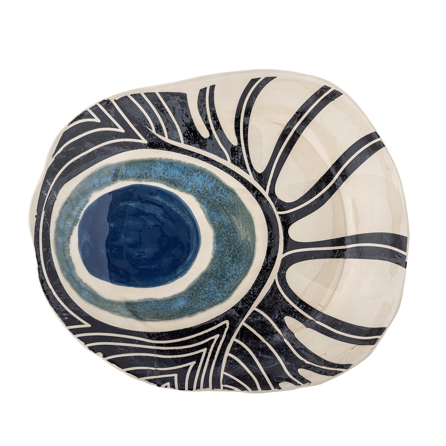 Das Yamato Tablett aus blauem Steingut von Creative Collection besticht durch sein stilvolles Design und vielseitige Einsatzmöglichkeiten.