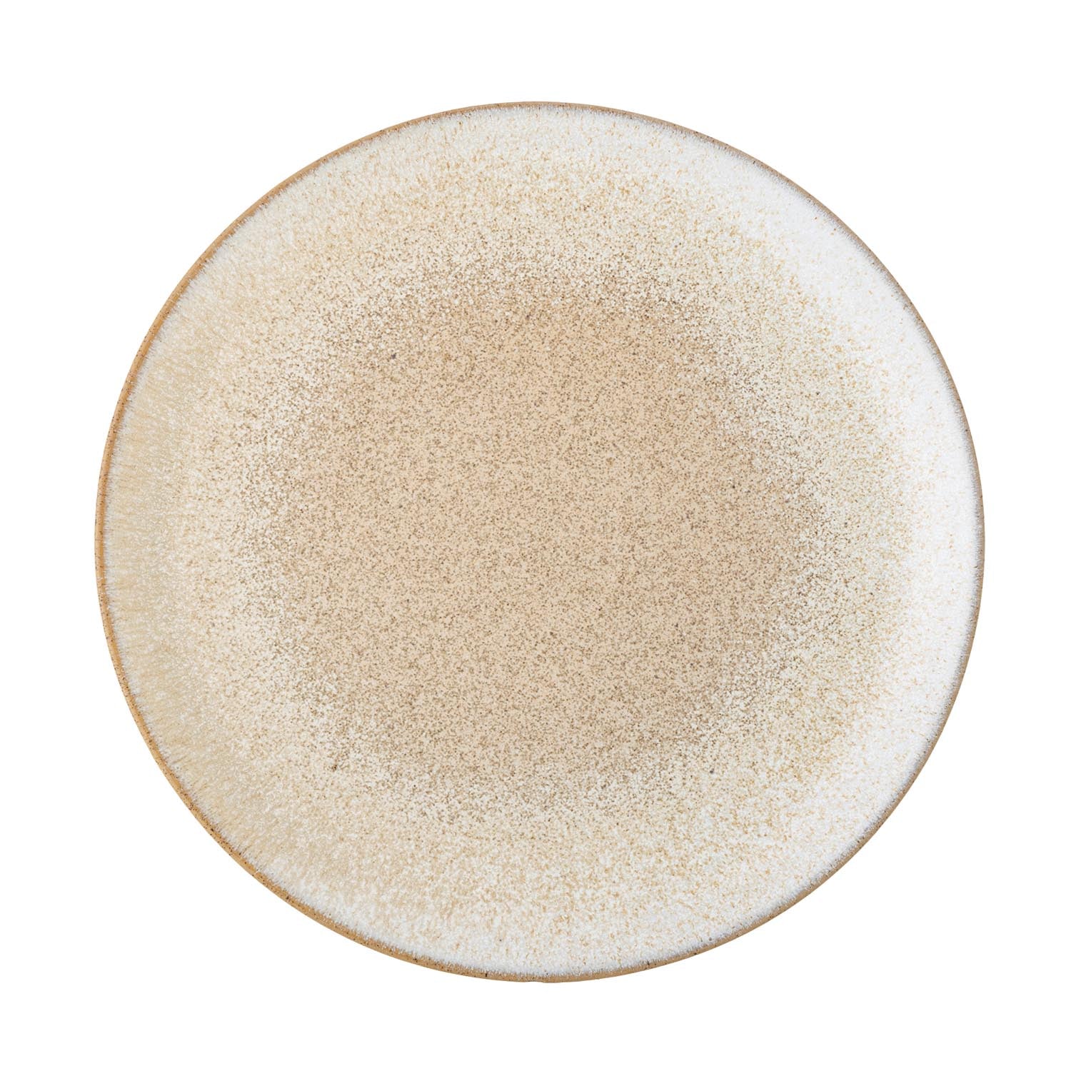 Der Paula Teller von Bloomingville aus Steingut in natürlichen Farben bringt stilvolle Schlichtheit auf Ihren gedeckten Tisch.