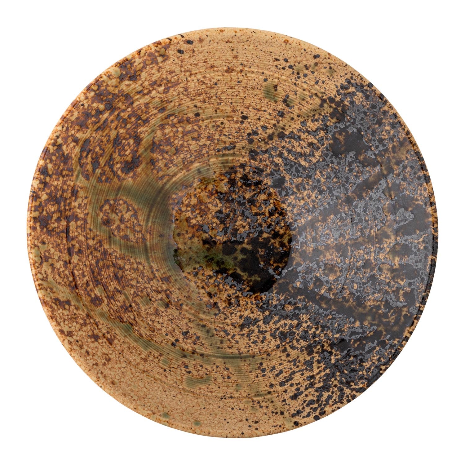 Schwarze Steingut-Servierplatte von Creative Collection, perfekt für modernes Servieren und stilvolle Tischdekoration.