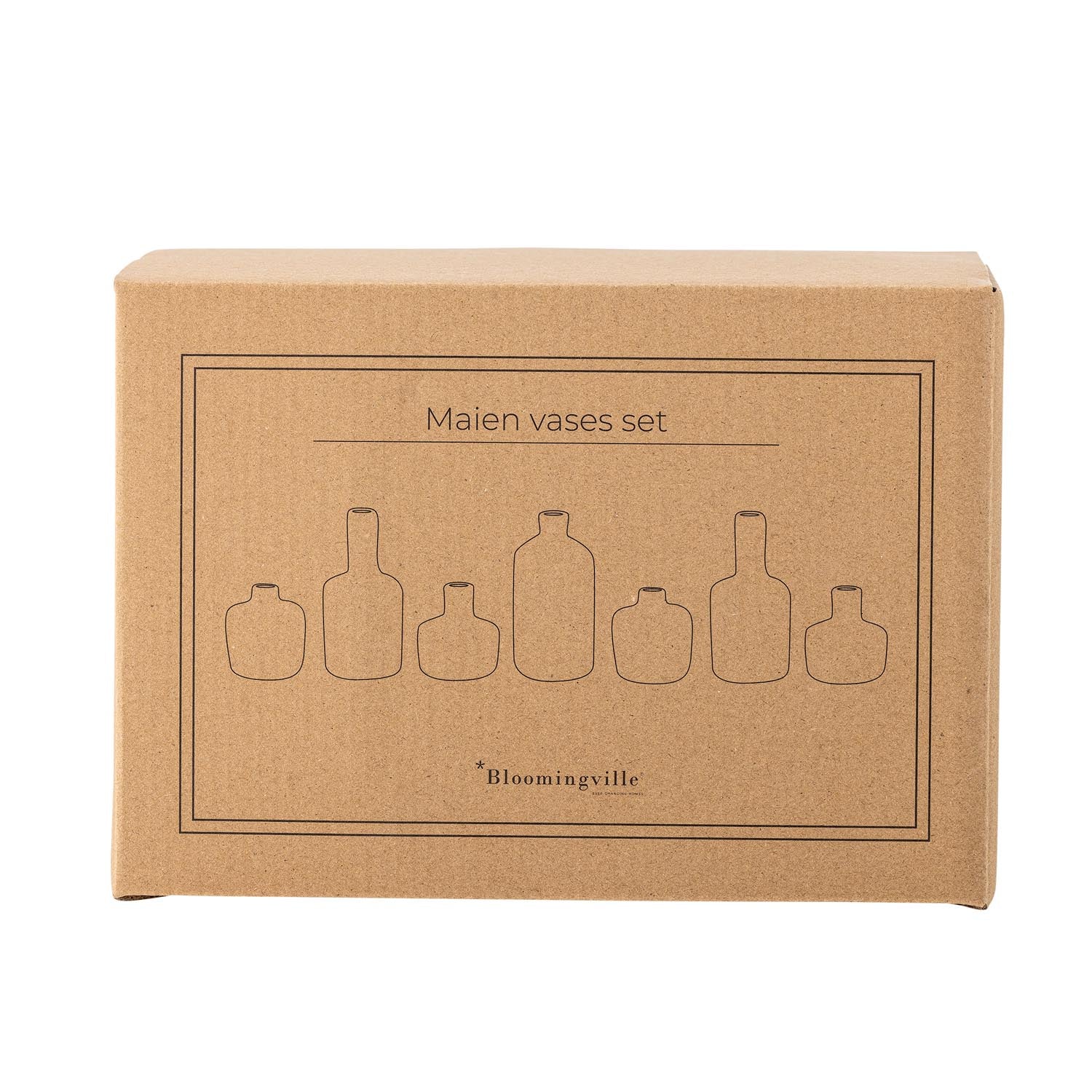 Die Maien Vase von Bloomingville, gefertigt aus braunem Steingut, überzeugt mit ihrem stilvollen Look und ihrer erstklassigen Qualität.