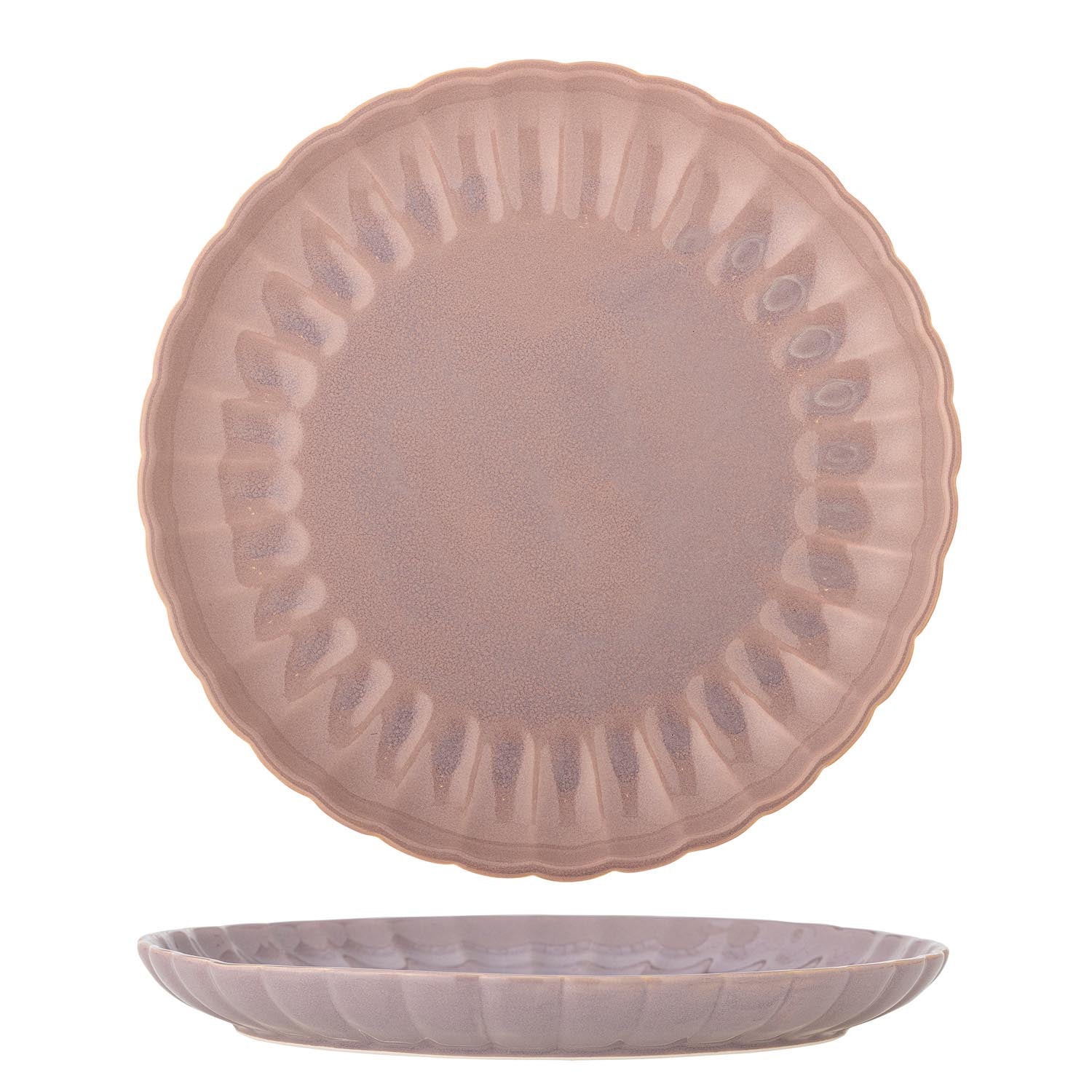 Latina Teller, Rose, Steingut in Rose präsentiert im Onlineshop von KAQTU Design AG. Teller ist von Bloomingville