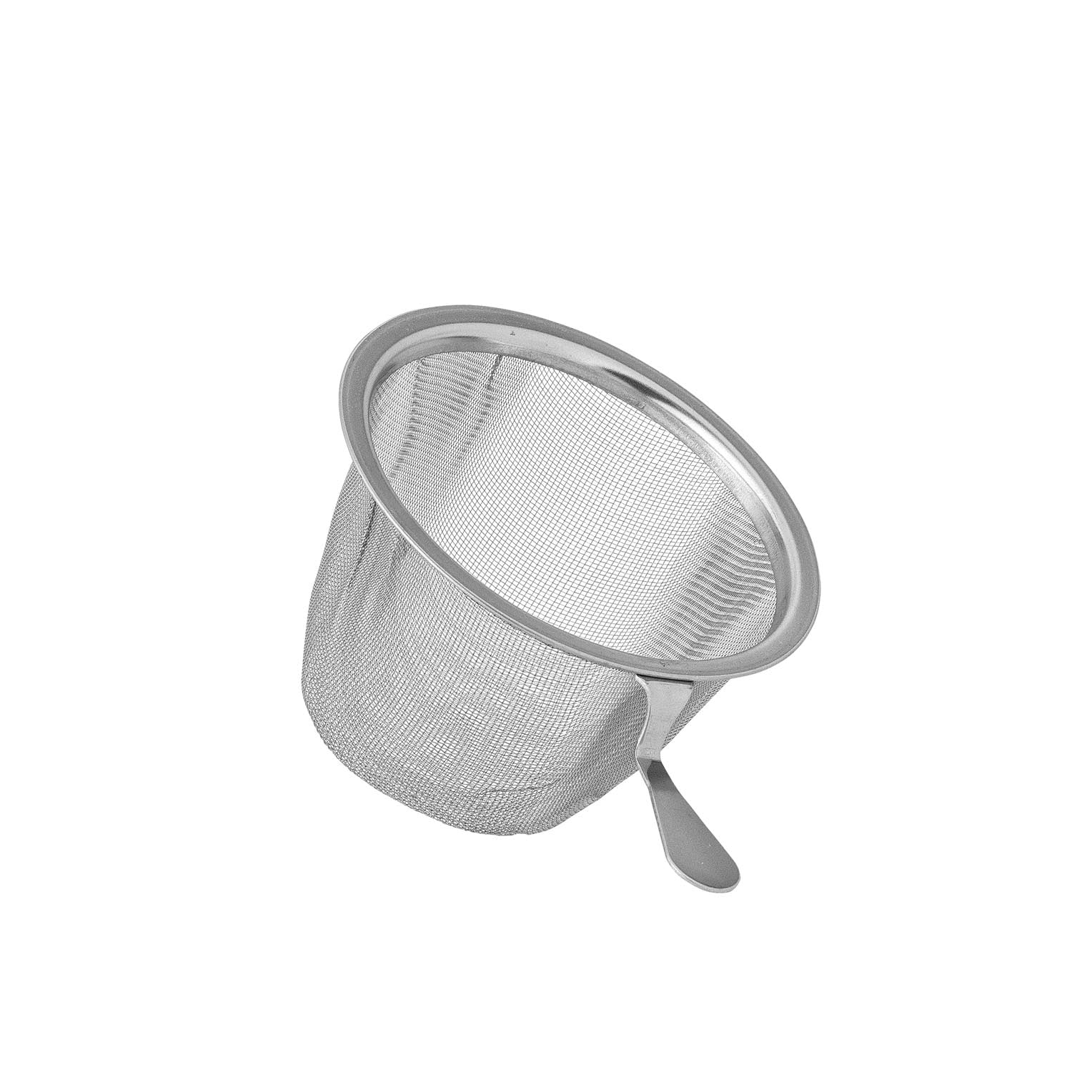 Stilvoller Yuma Becher aus grünem Steingut mit Deckel und Teesieb, perfekt für Teeliebhaber. Praktisch und elegant für den Alltag.