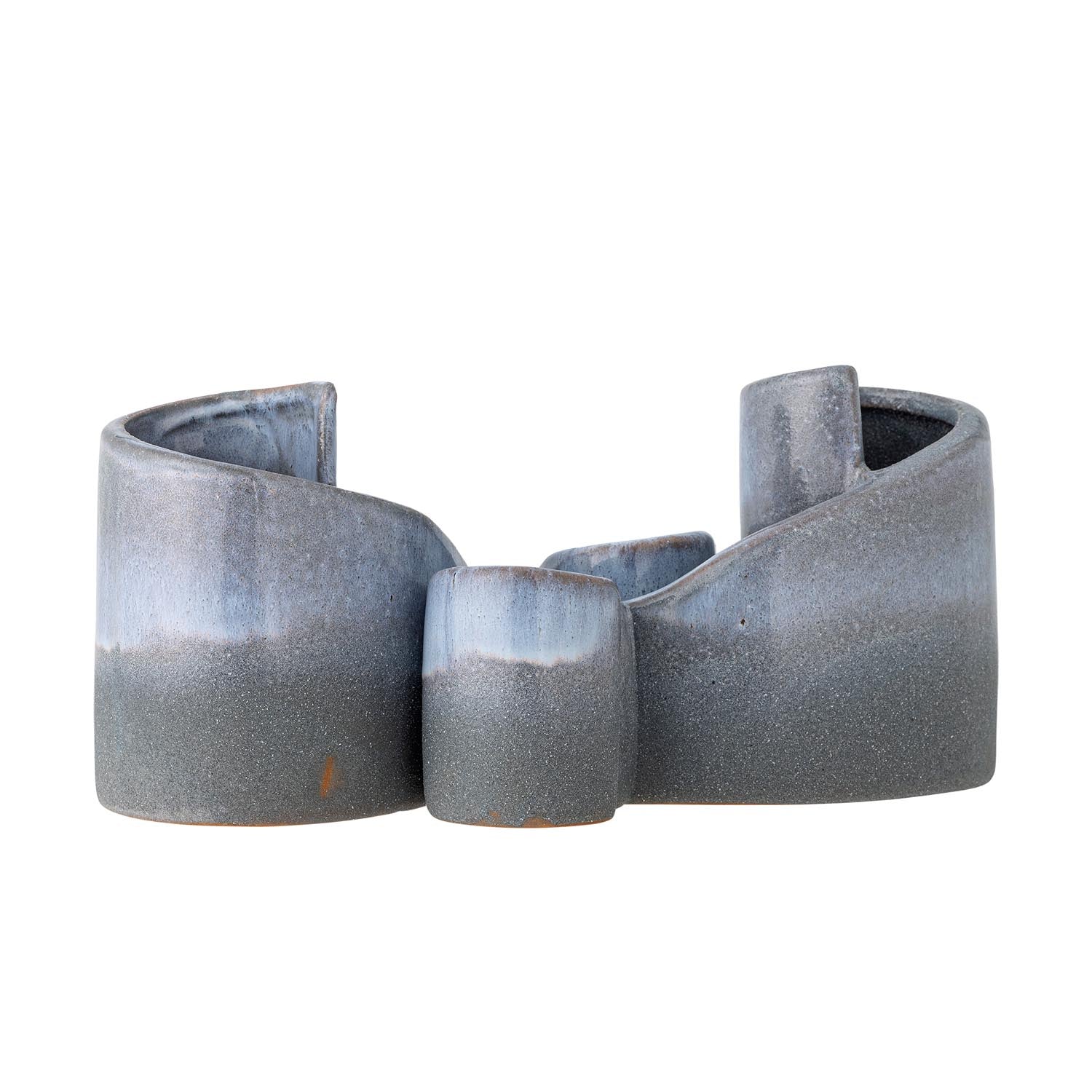 Die Meliad Buchstütze aus blauem Steingut von Creative Collection vereint Eleganz und Funktionalität für Ihre Bücher.