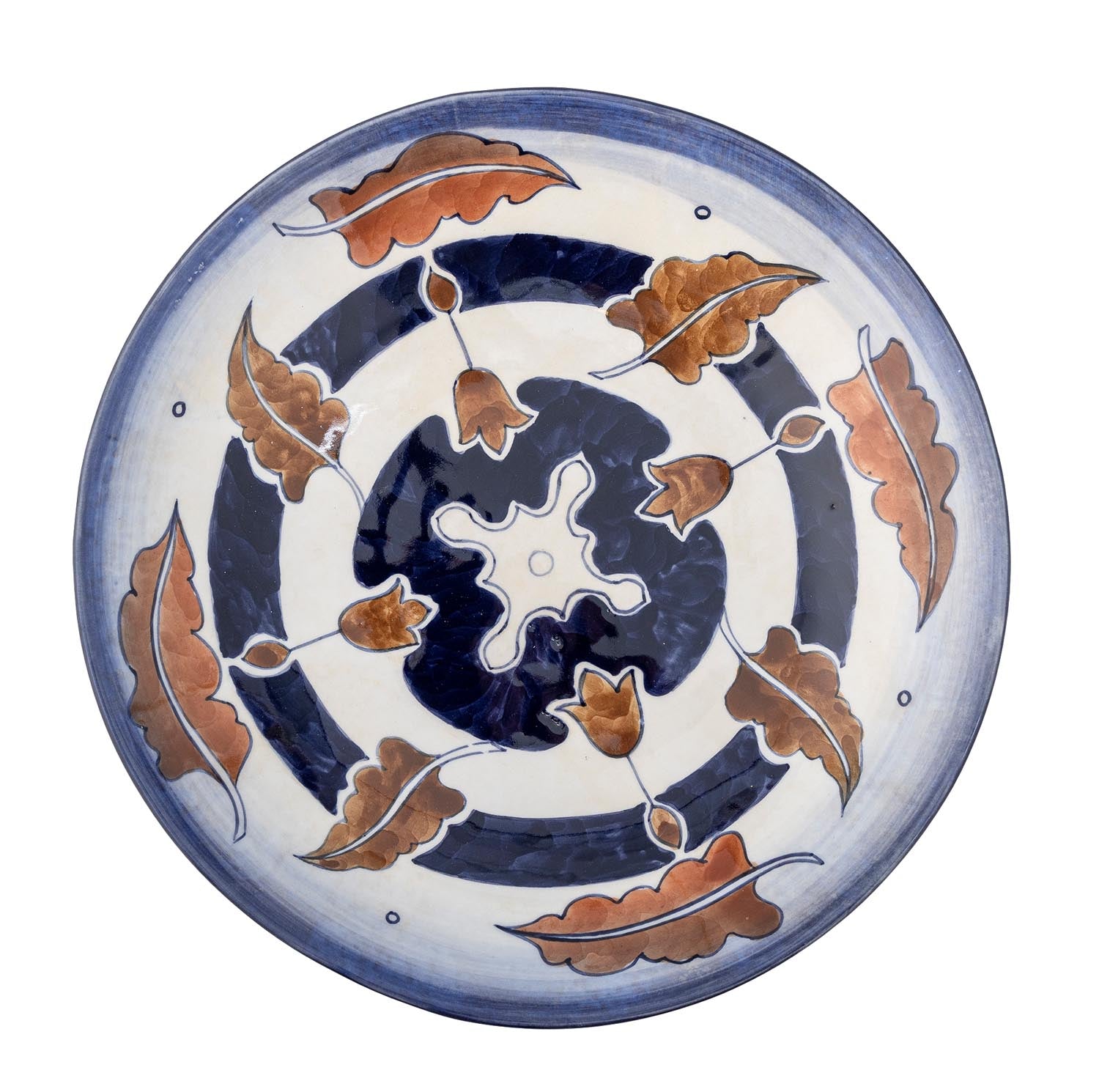 Die Myrna Sockelschale aus schwarzem Steingut von Bloomingville besticht durch ihr modernes Design und hochwertige Verarbeitung.