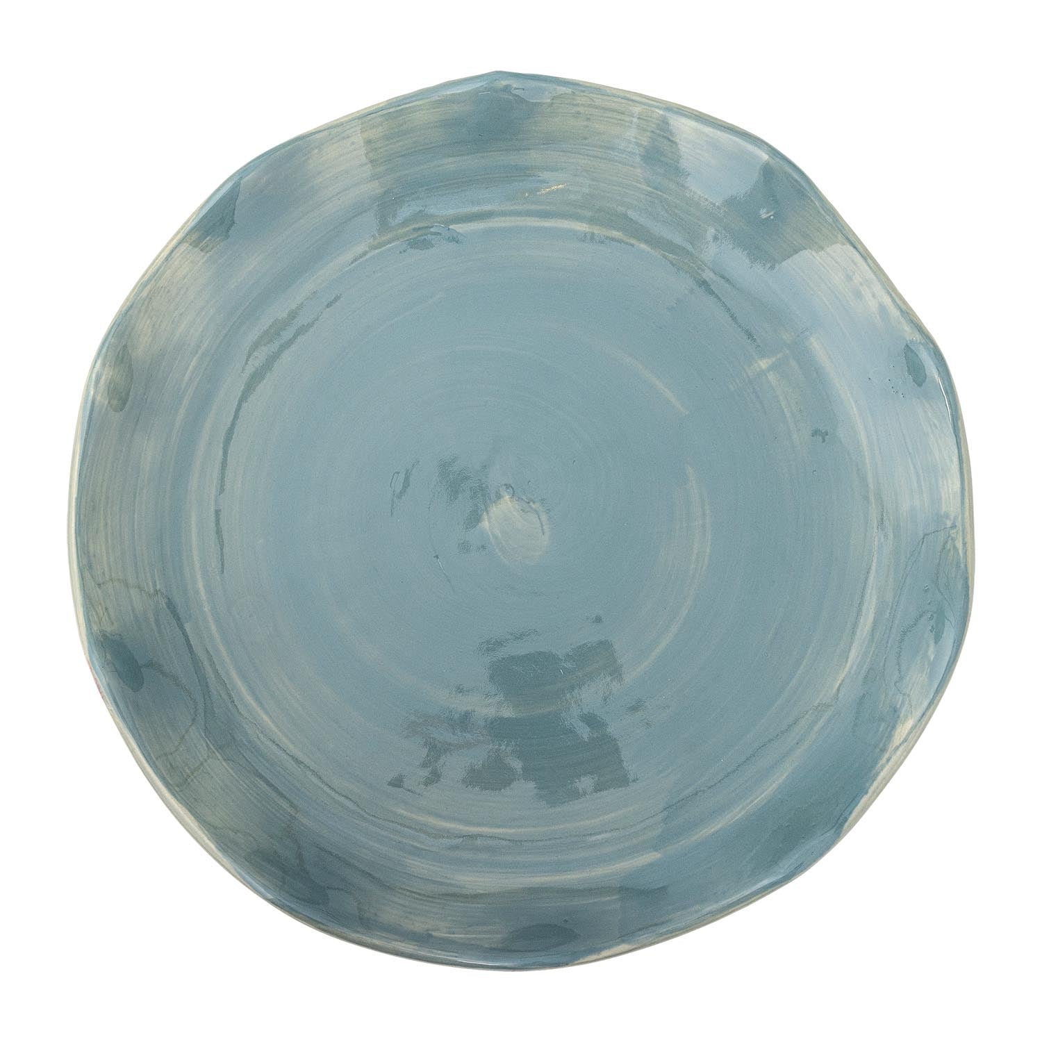 Der Willa Kuchenteller aus rosafarbenem Steingut von Bloomingville bringt stilvolle Eleganz auf Ihren Tisch.