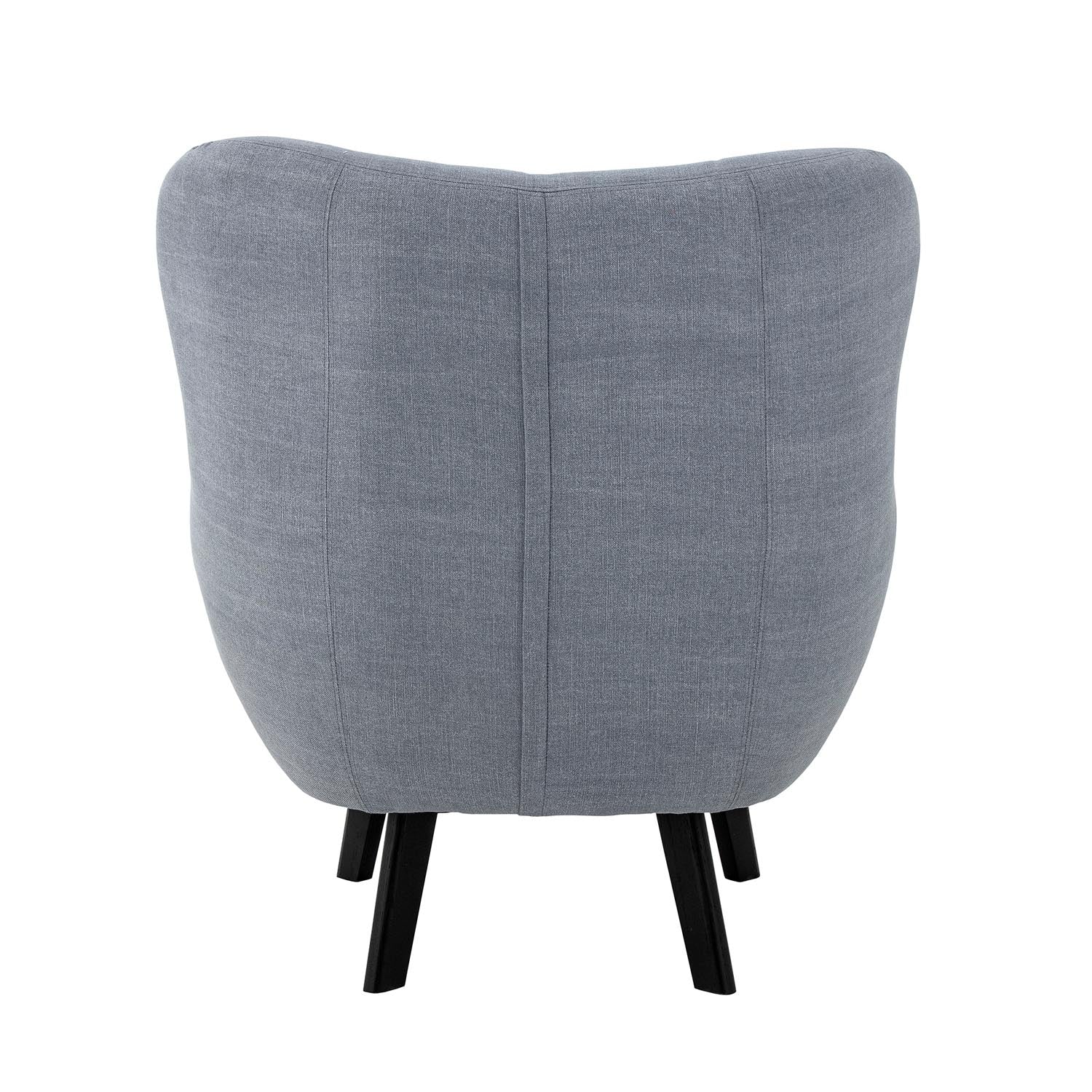 Eleganter Loungesessel Beau in Blau aus Baumwolle von Creative Collection – stilvoll und komfortabel für Ihr Zuhause.