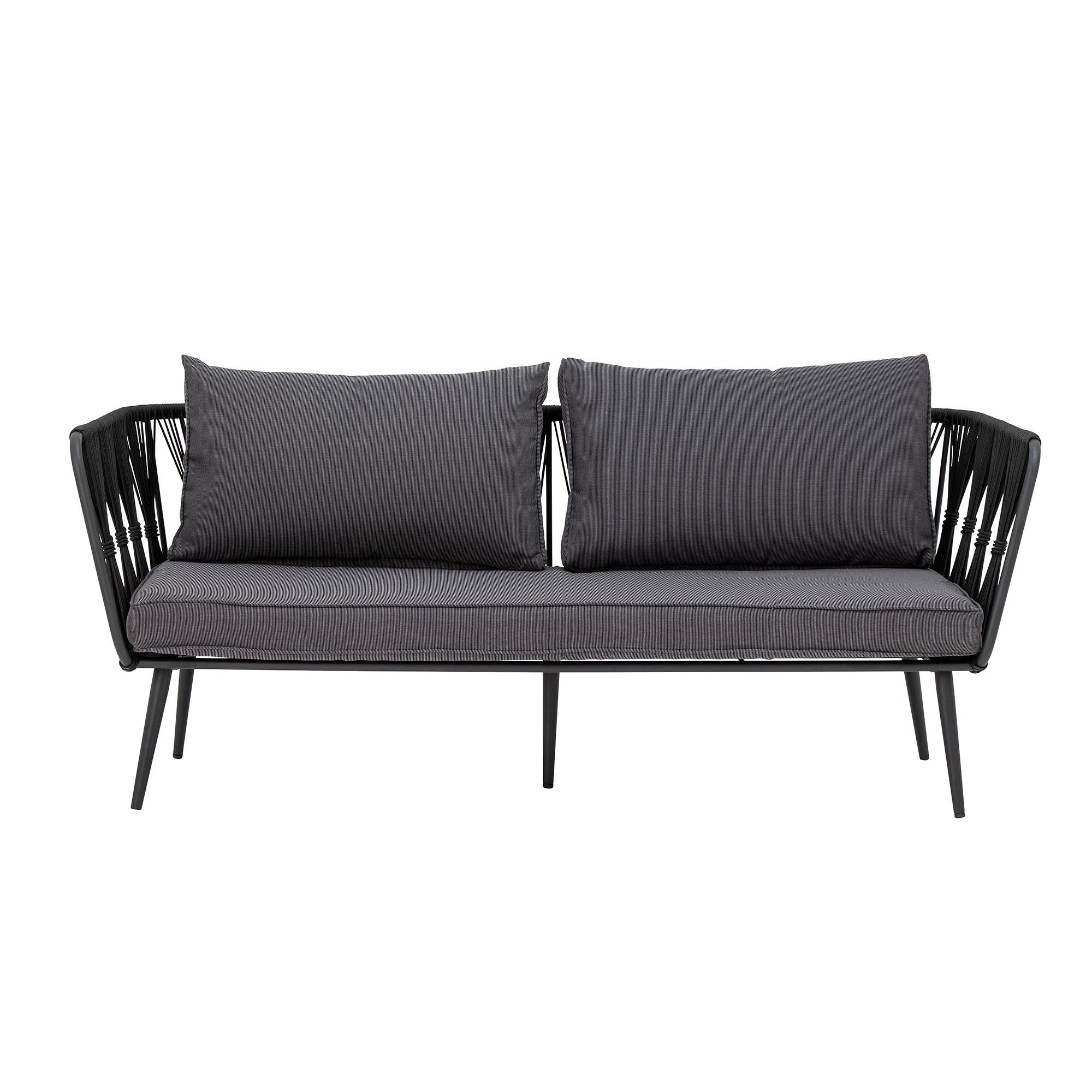 Entdecken Sie das elegante Pavone Sofa von Bloomingville in Schwarz. Luxuriöser Komfort und modernes Design für Ihr Wohnzimmer.