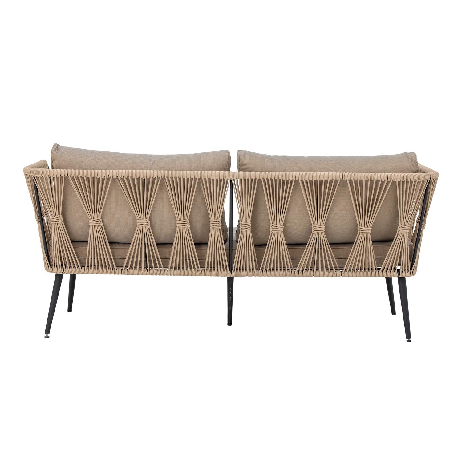 Pavone Fire-resistant Sofa, Braun, Metall in Braun präsentiert im Onlineshop von KAQTU Design AG. Lounge Sofa ist von Bloomingville