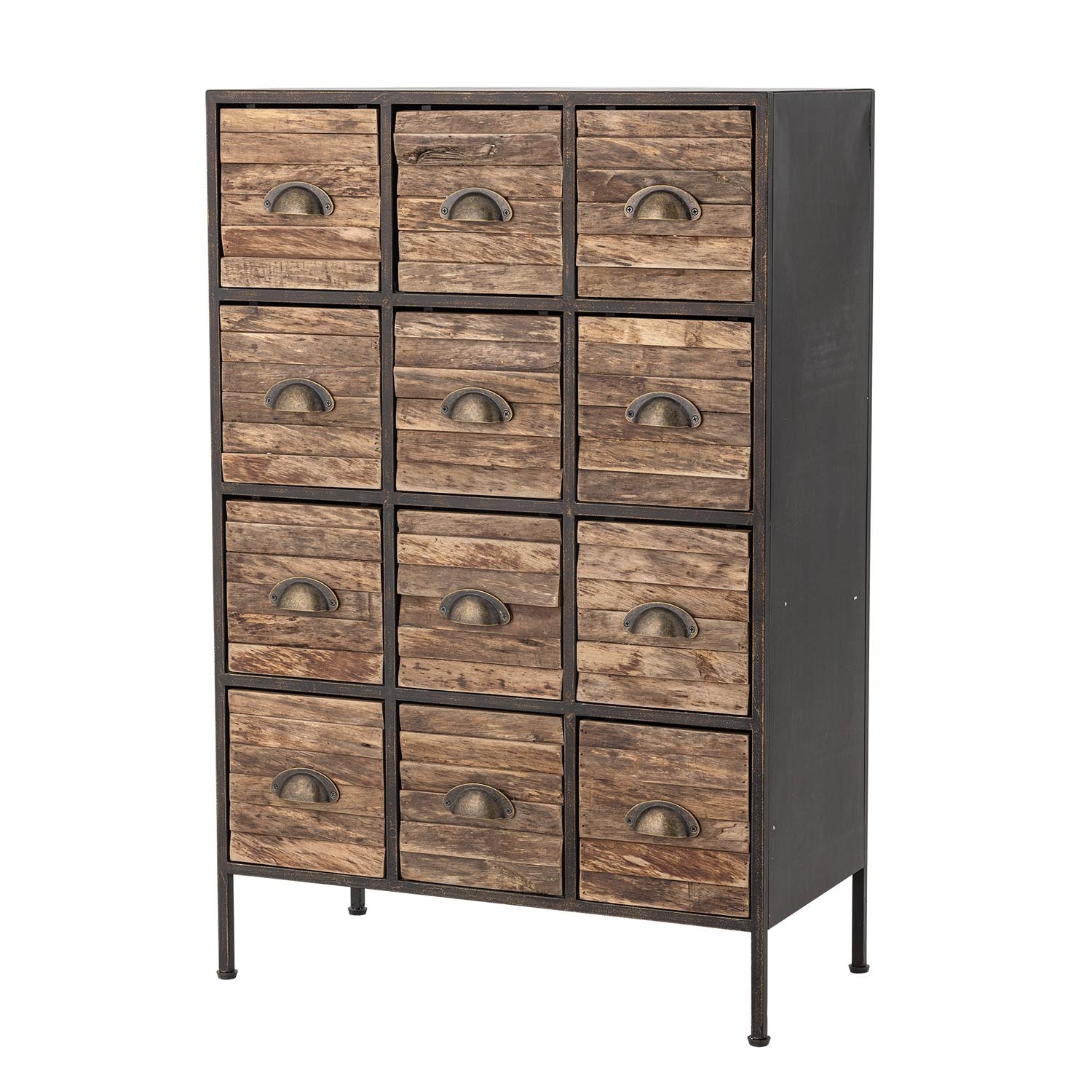 Matteo Drawer: Elegante schwarze Metallkommode von Creative Collection, perfekt für stilvolle Aufbewahrung und modernes Design.