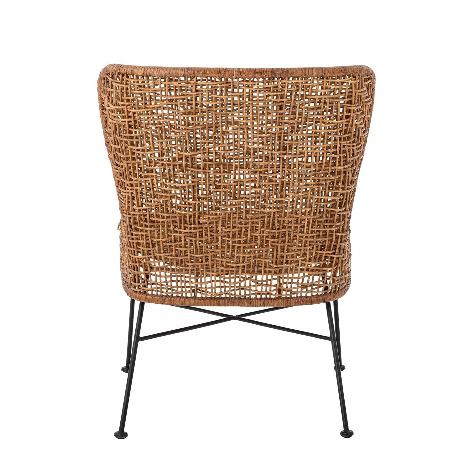Der Somme Loungesessel von Bloomingville aus natürlichem Rattan vereint elegantes Design mit gemütlichem Sitzkomfort für Ihr Zuhause.